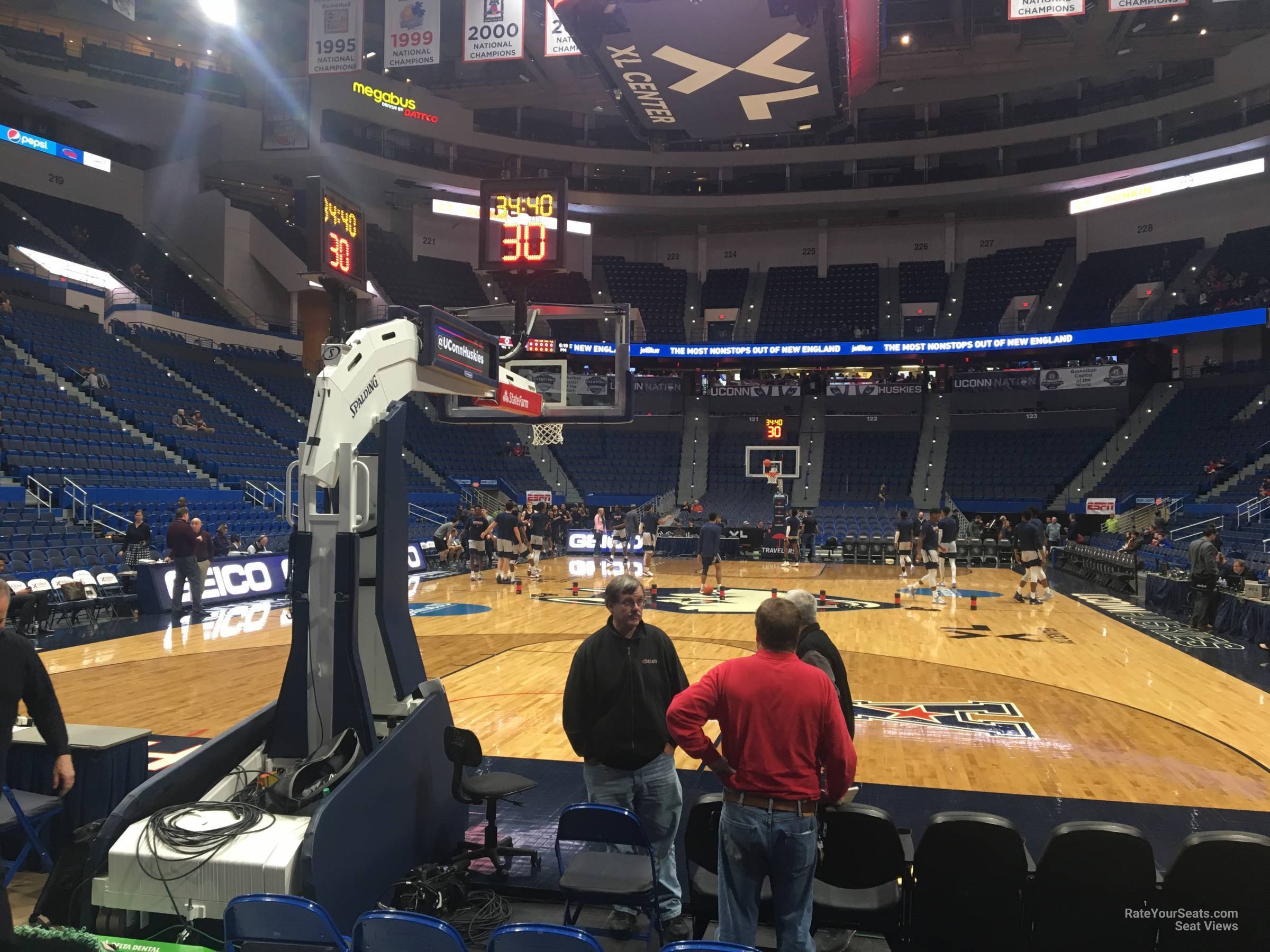 XL Center Section 109 - RateYourSeats.com