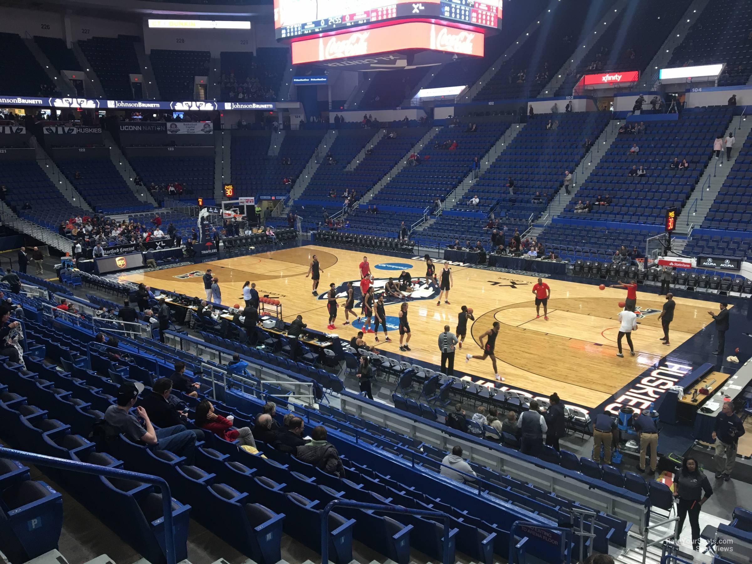 XL Center Section 113 - RateYourSeats.com