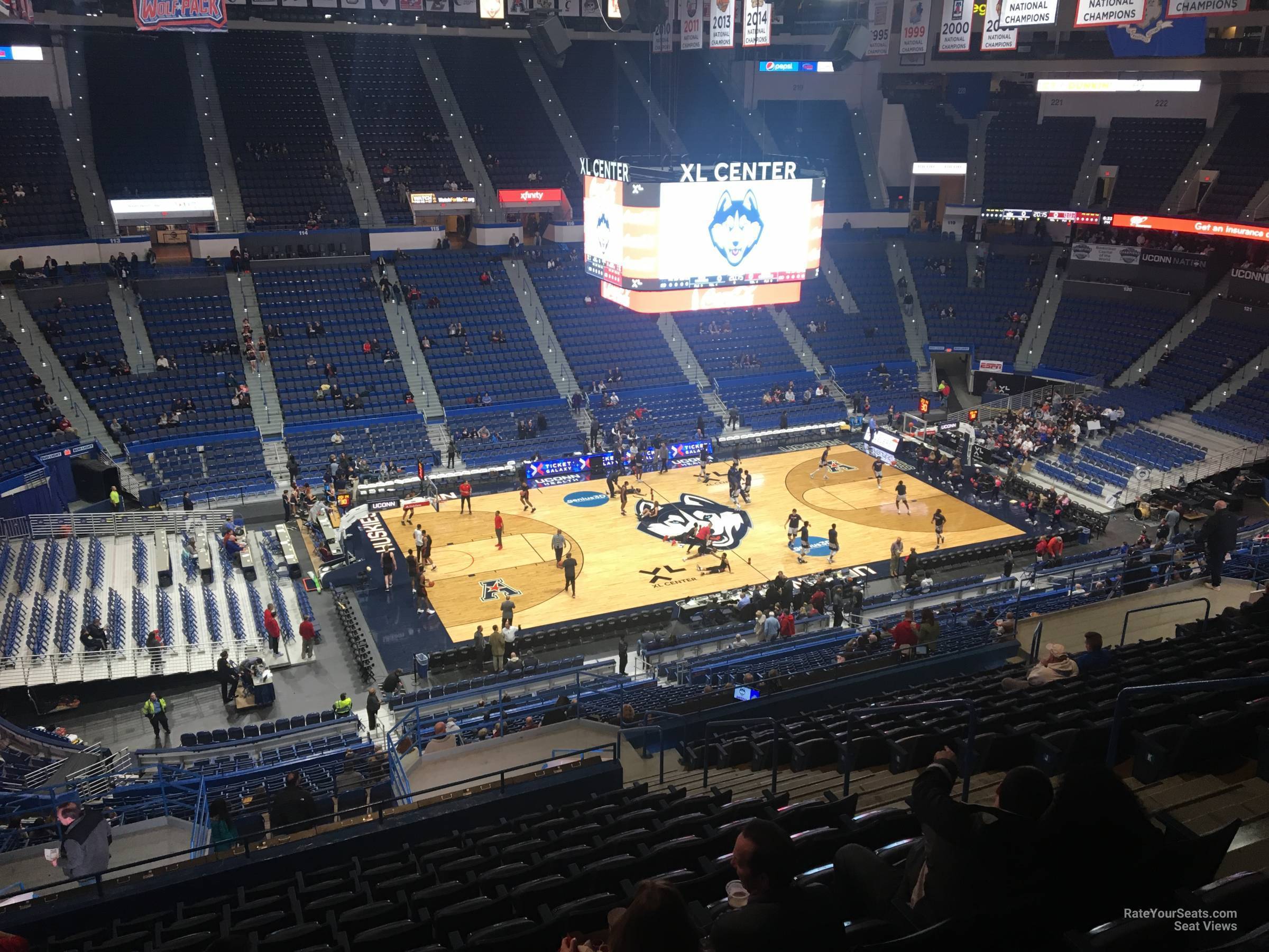 XL Center Section 206 - RateYourSeats.com