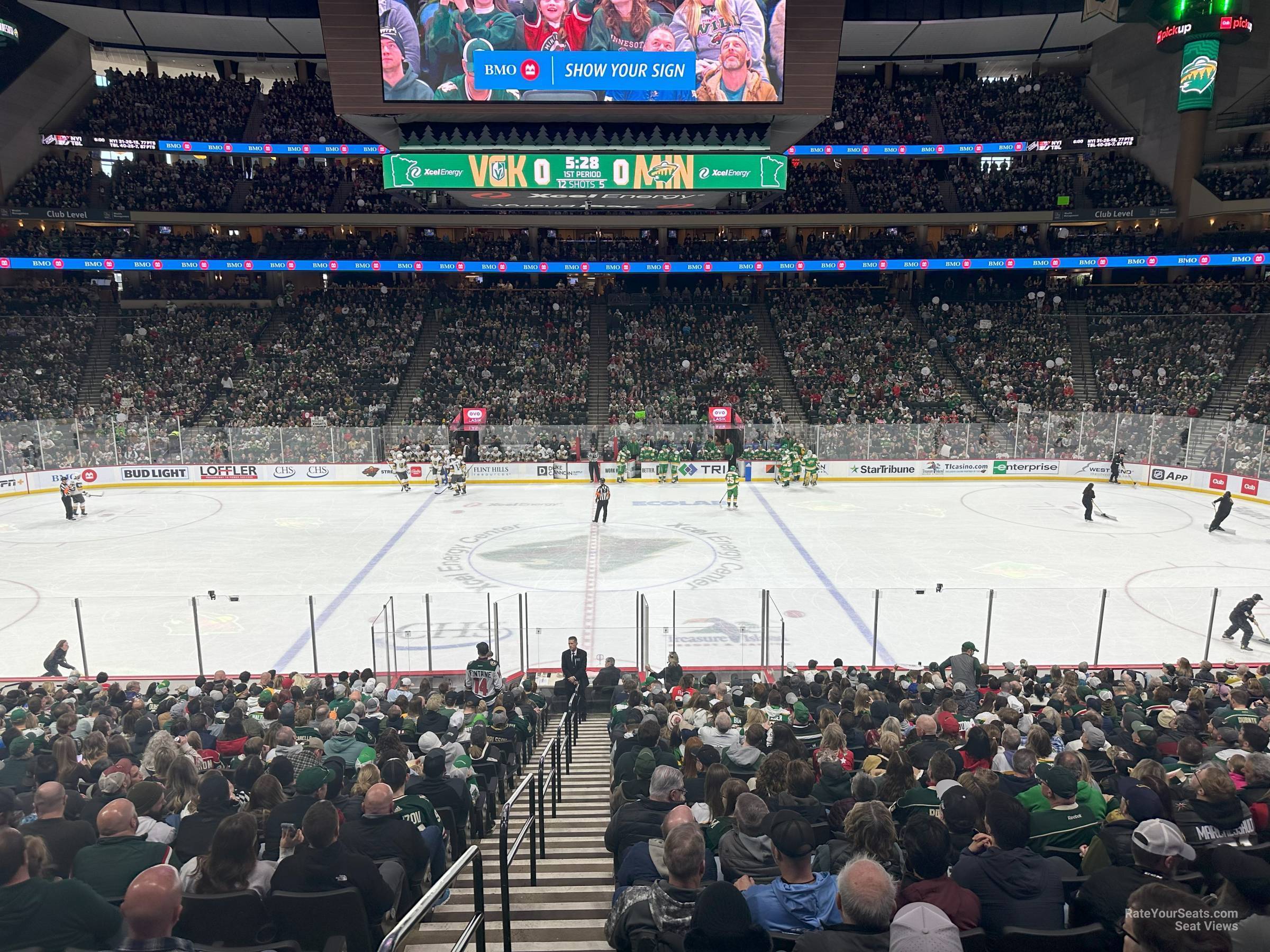 section 103, row 26 seat view  for hockey - xcel energy center