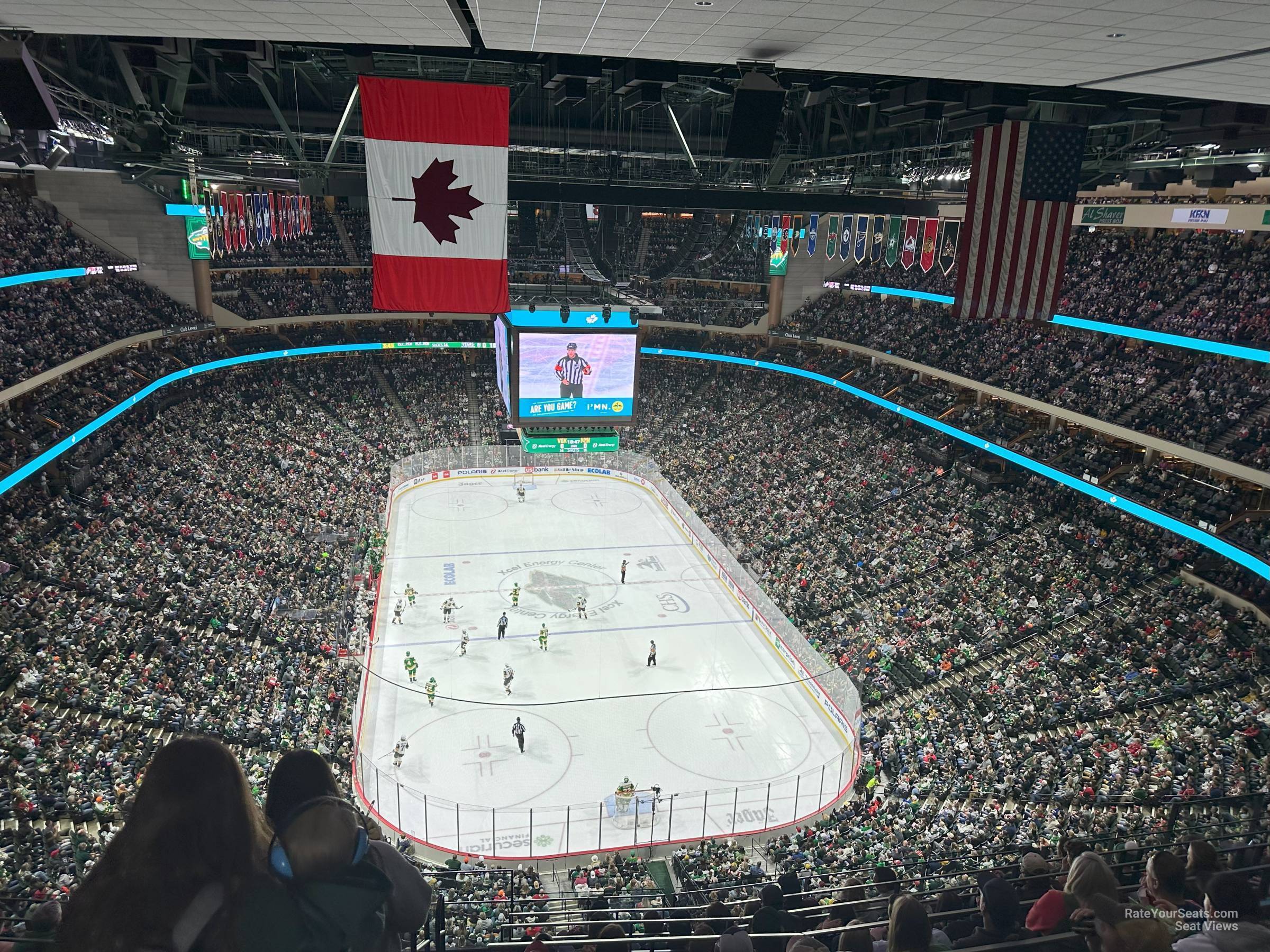 section 212, row 7 seat view  for hockey - xcel energy center
