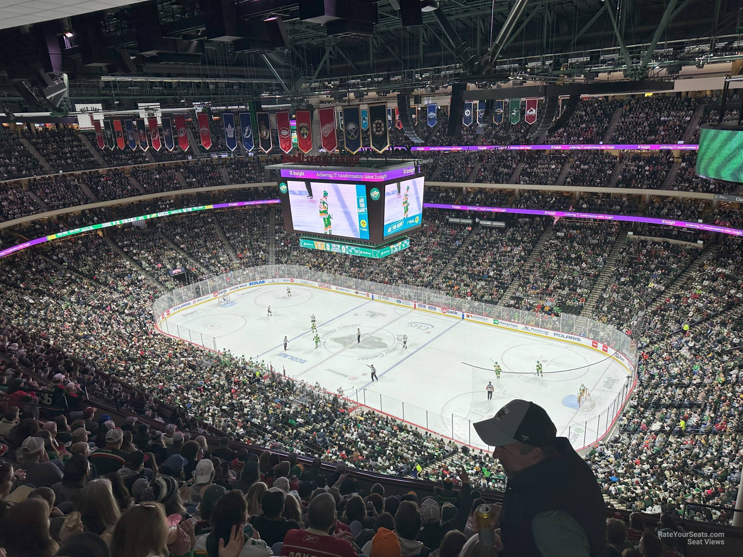 section 216, row whl seat view  for hockey - xcel energy center