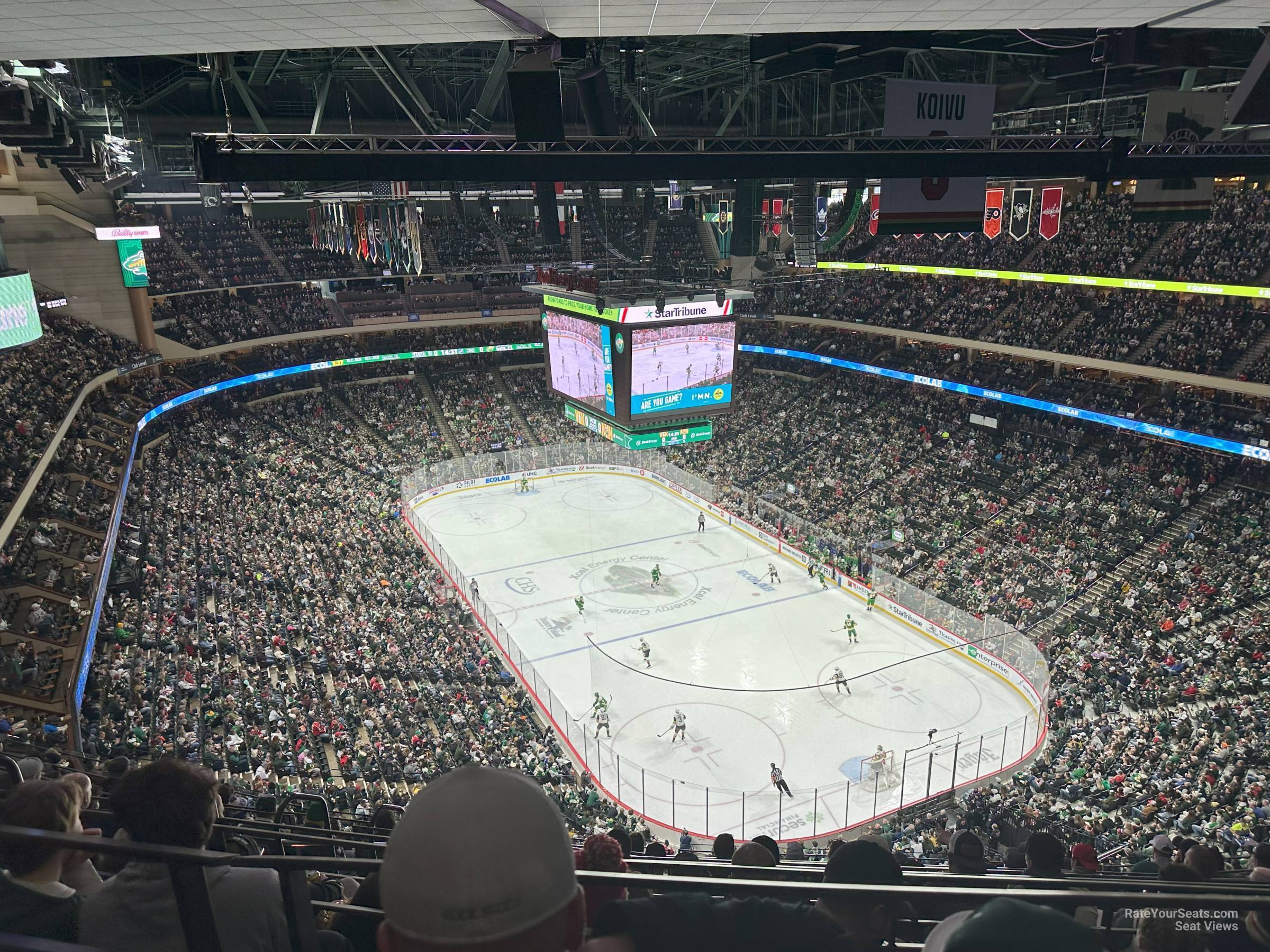 section 229, row rls seat view  for hockey - xcel energy center