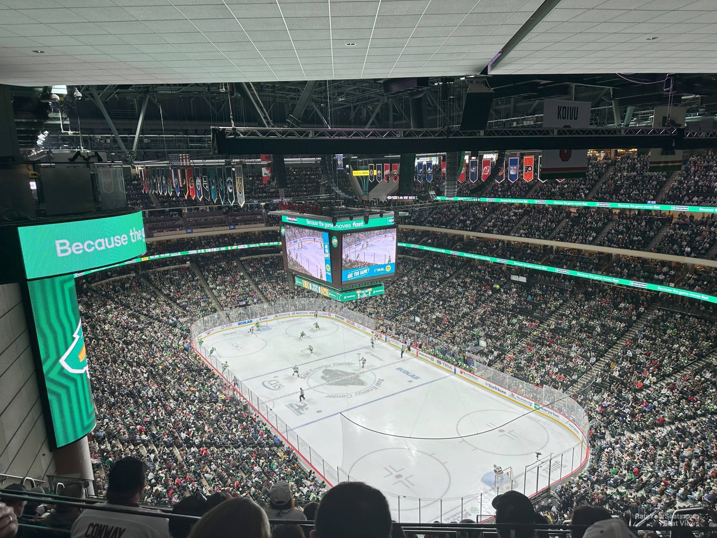 section 230, row whl seat view  for hockey - xcel energy center