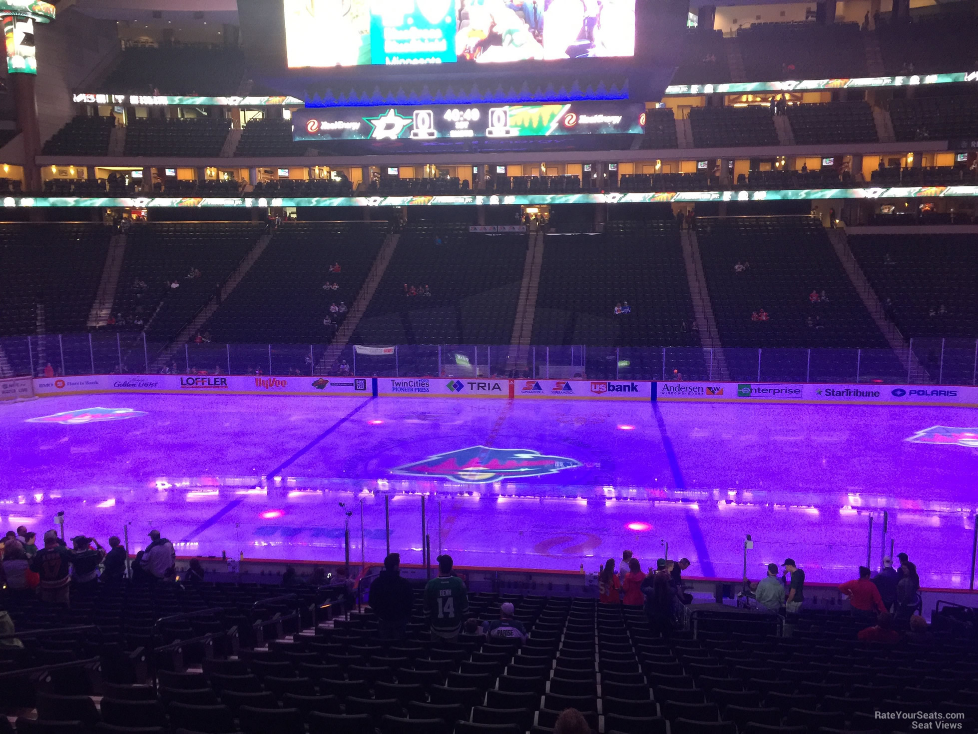 section 116, row 24 seat view  for hockey - xcel energy center