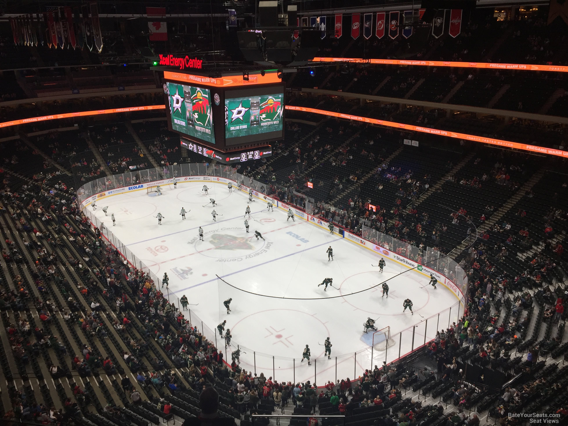 section 230, row 6 seat view  for hockey - xcel energy center