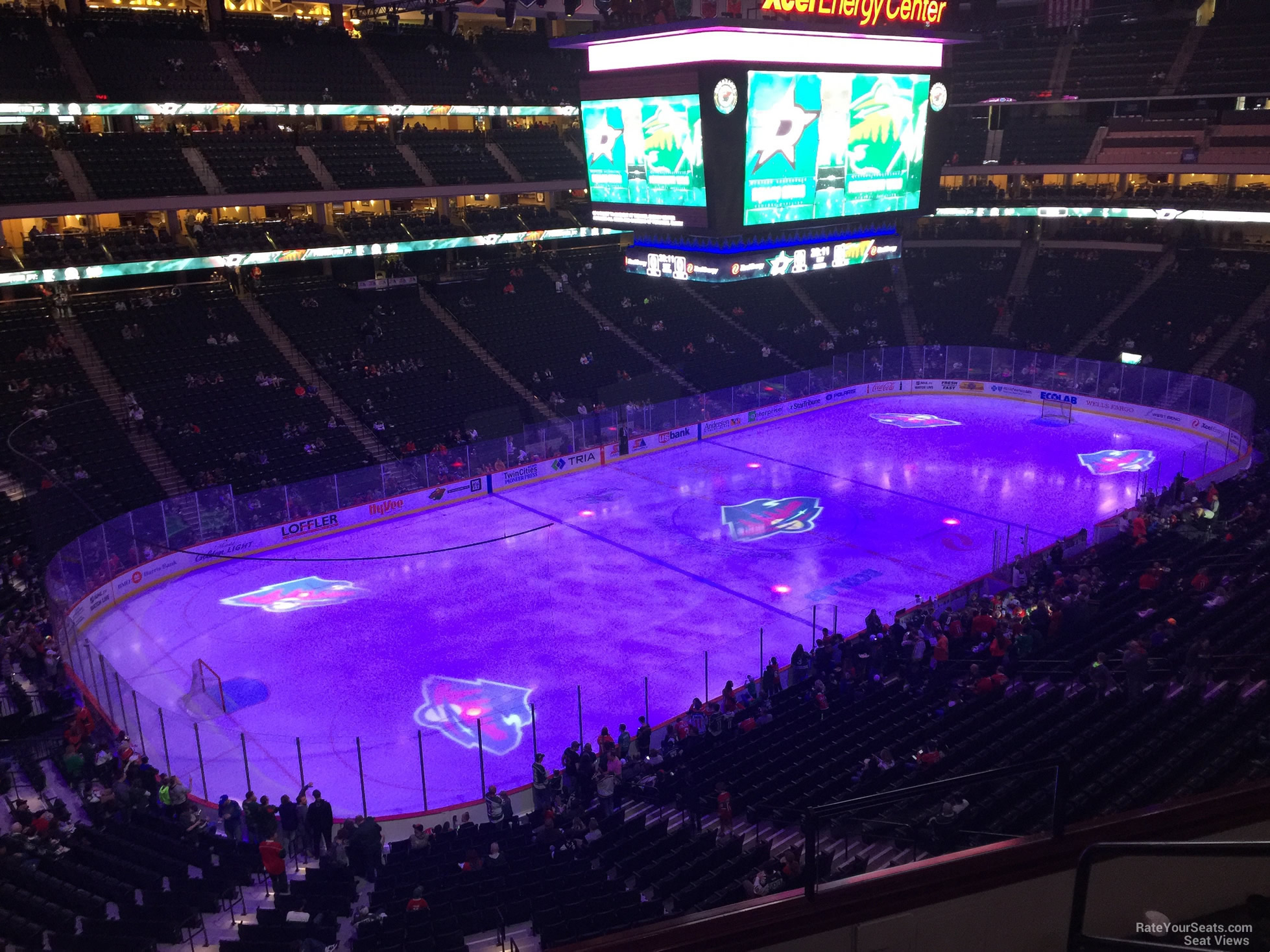 section c31, row 5 seat view  for hockey - xcel energy center