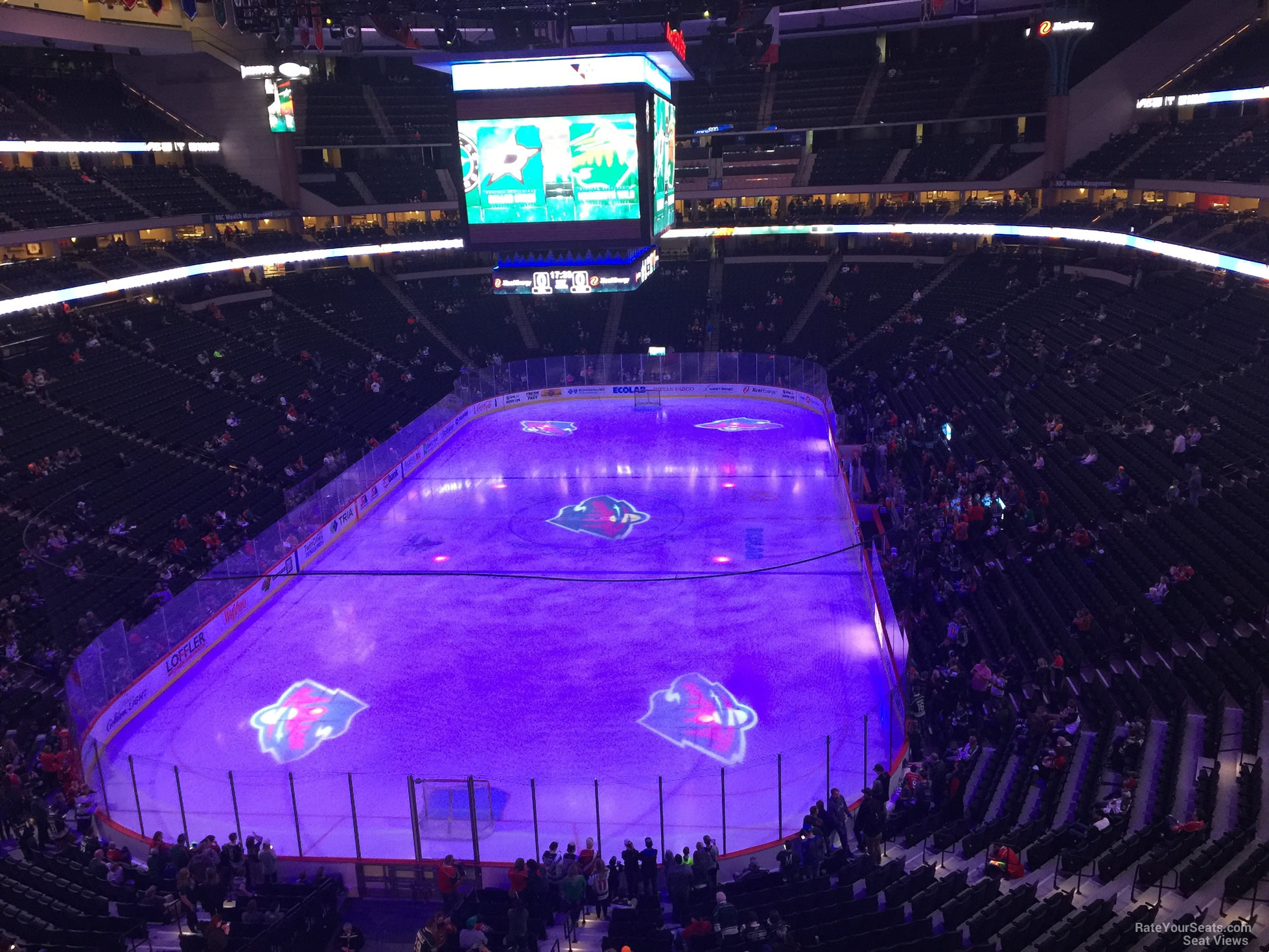 section c35, row 5 seat view  for hockey - xcel energy center