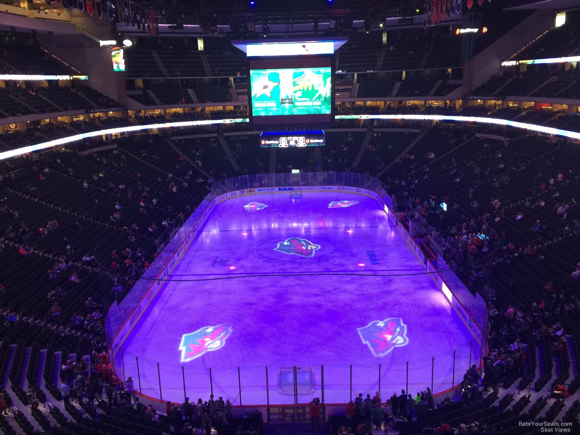 section c36, row 5 seat view  for hockey - xcel energy center