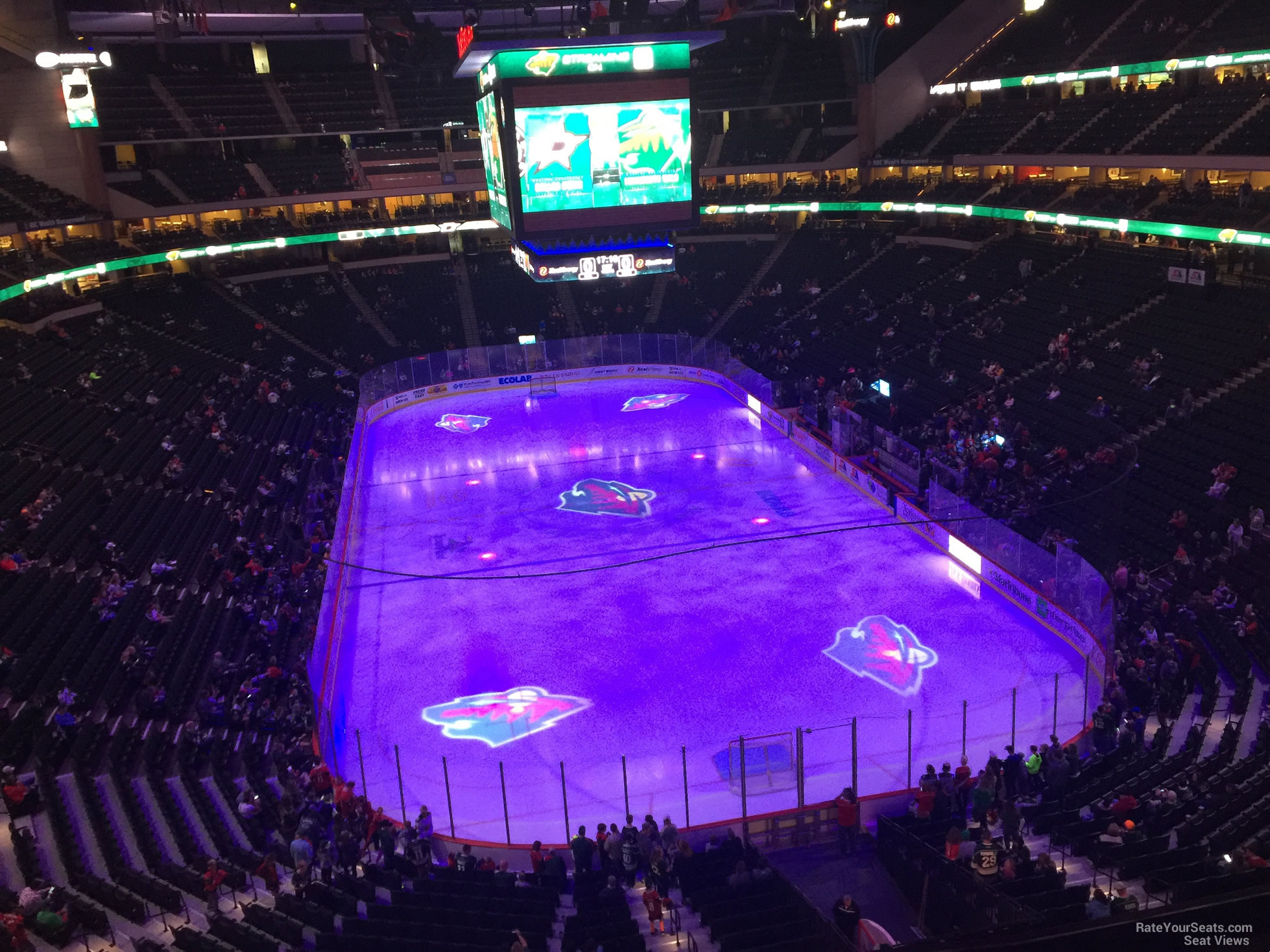 section c37, row 5 seat view  for hockey - xcel energy center