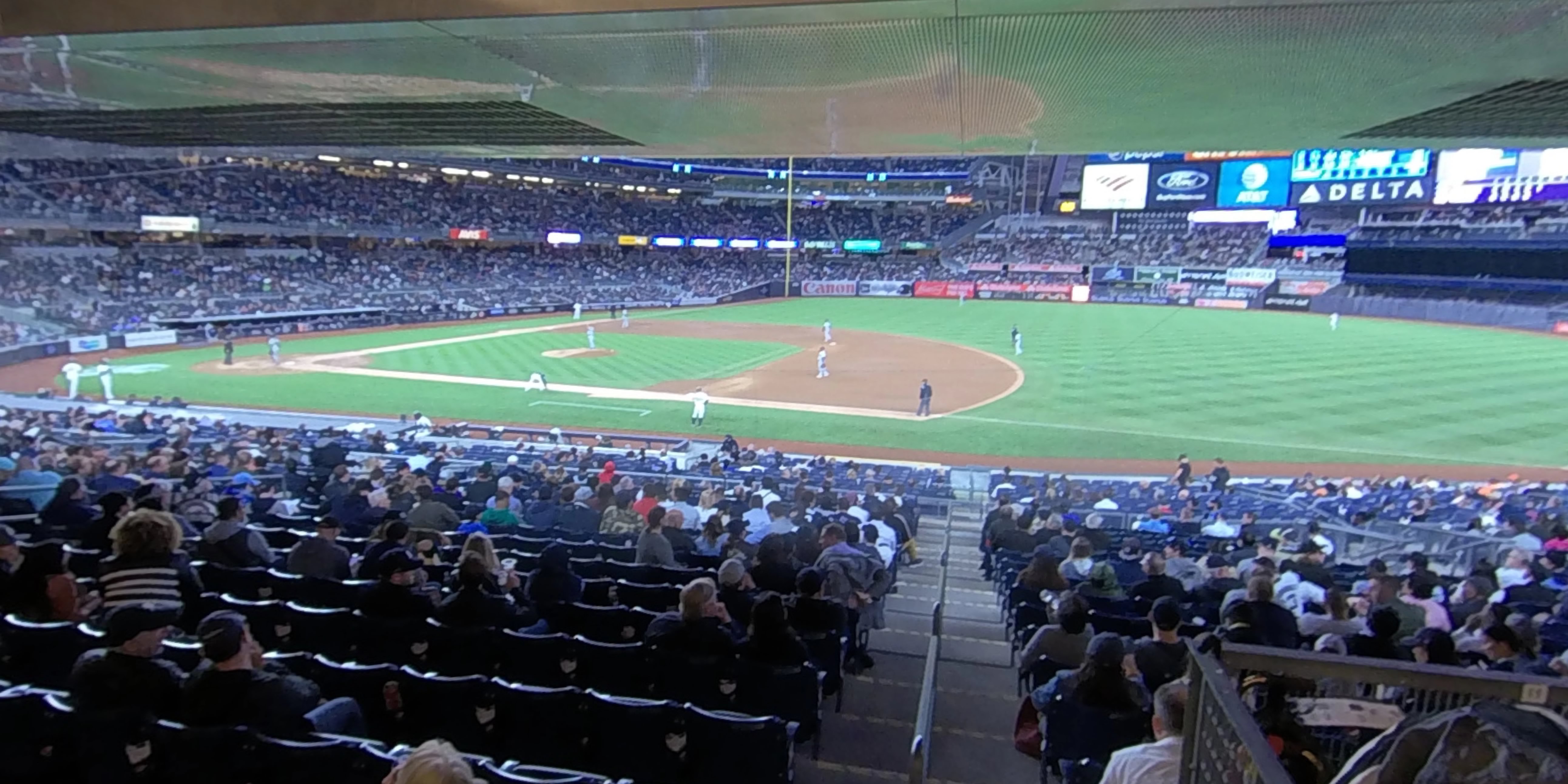 section 114a panoramic seat view  for baseball - yankee stadium