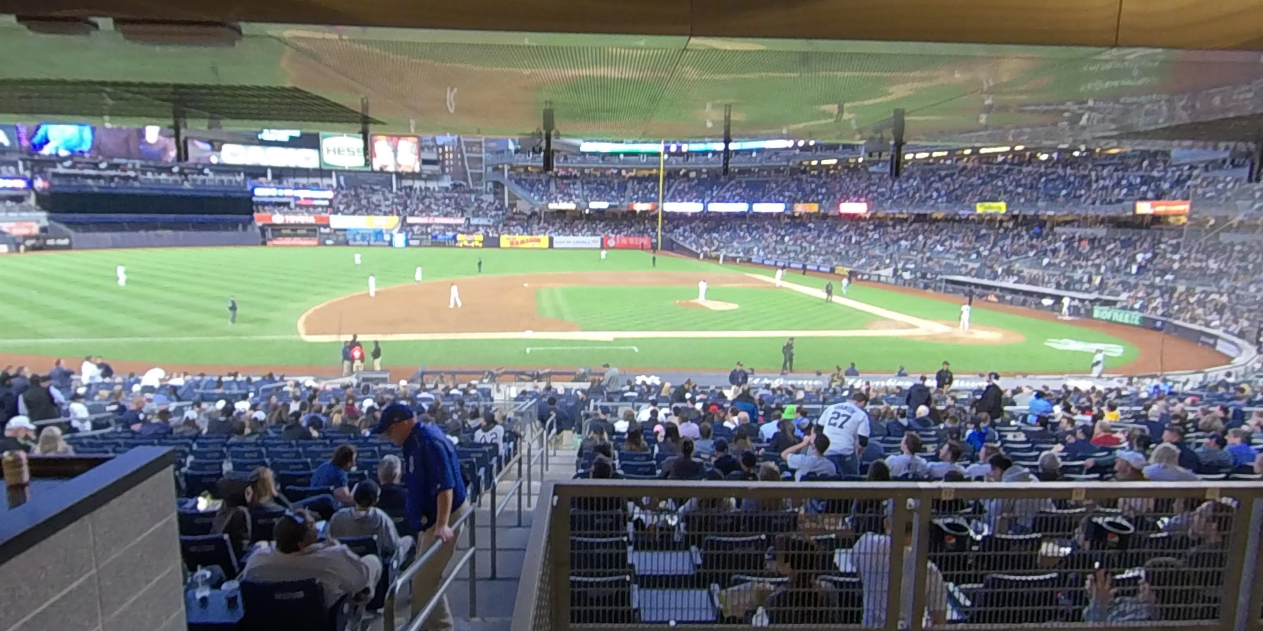 section 124 panoramic seat view  for baseball - yankee stadium