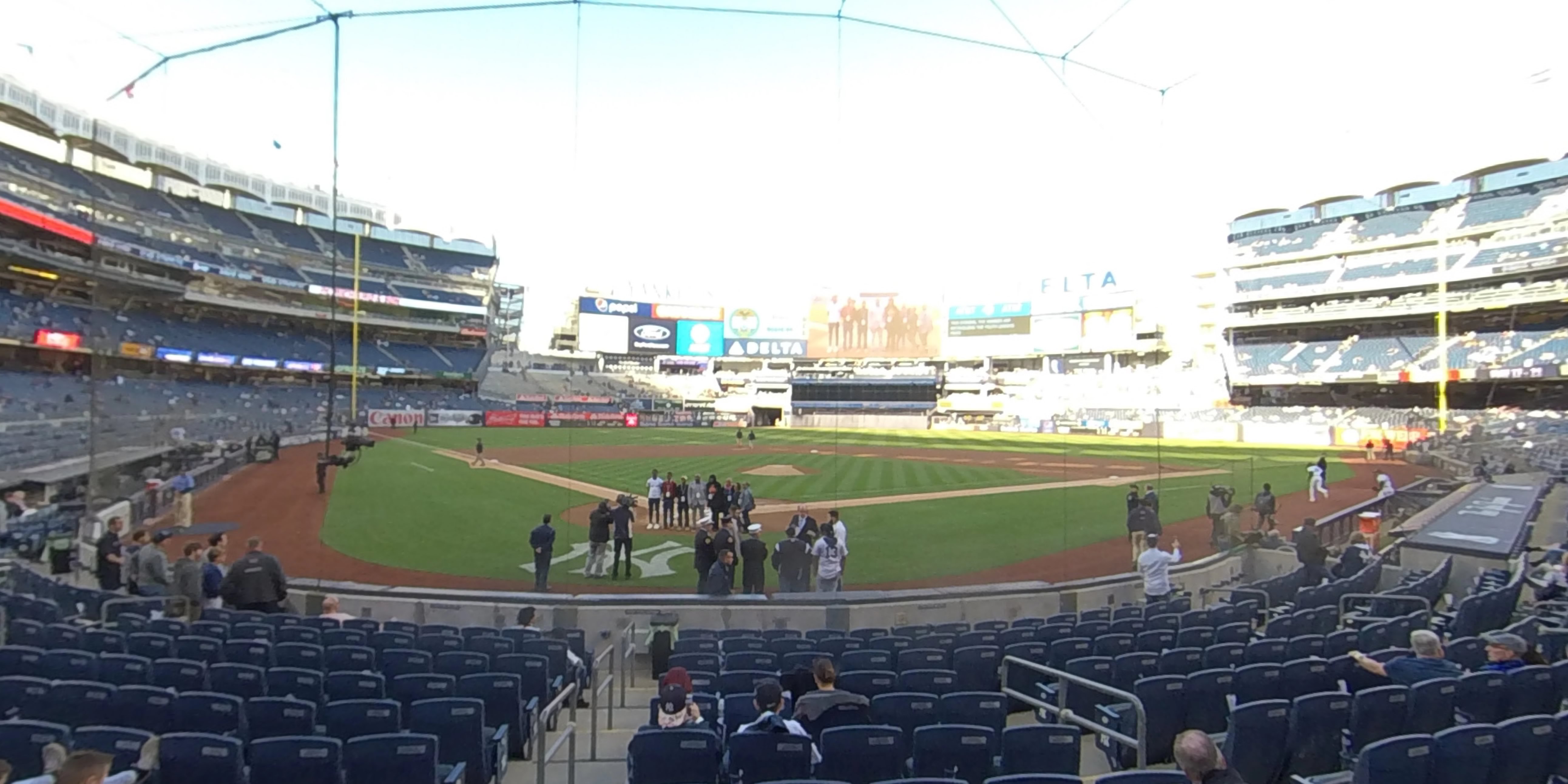 section 19 panoramic seat view  for baseball - yankee stadium