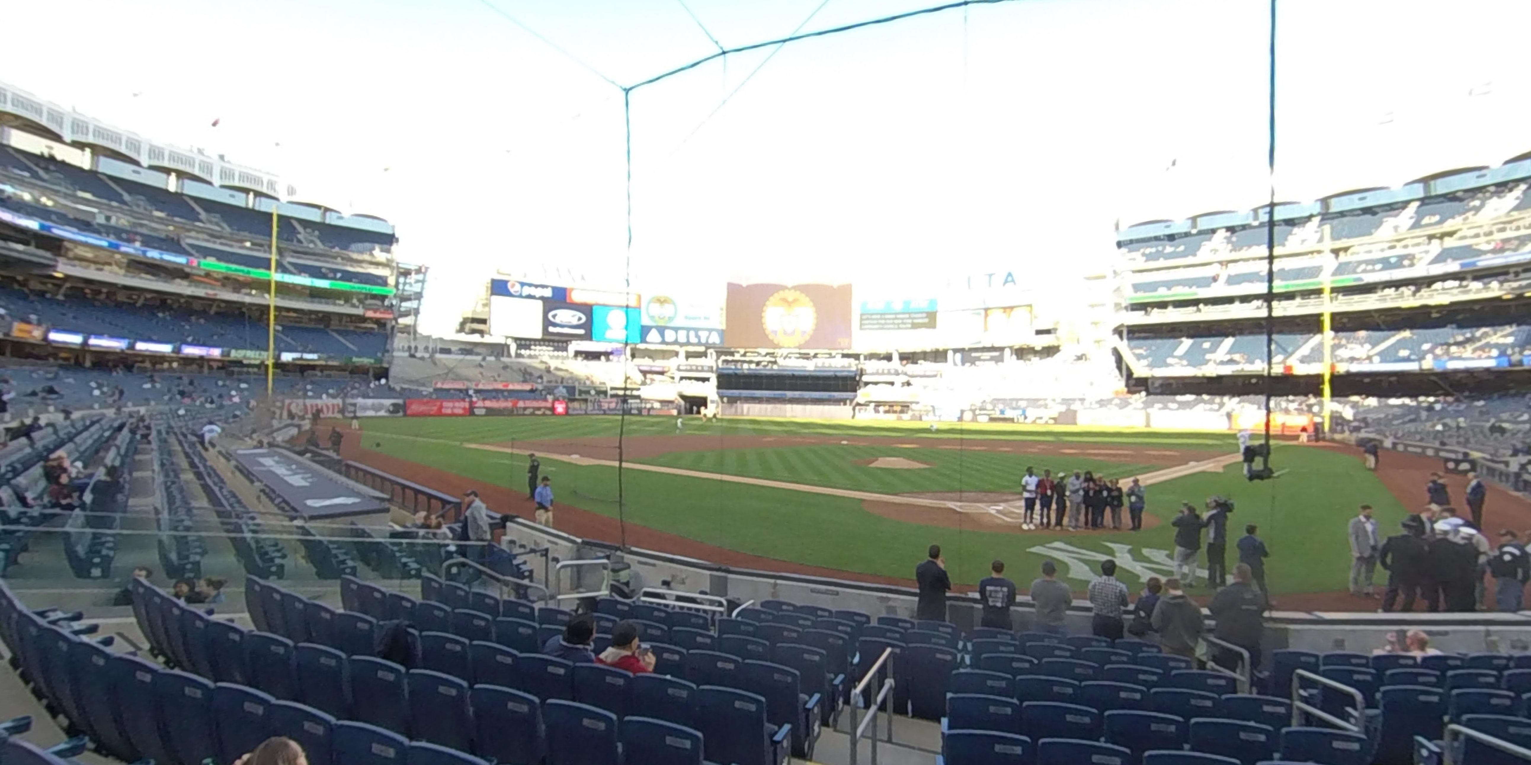 section 21a panoramic seat view  for baseball - yankee stadium