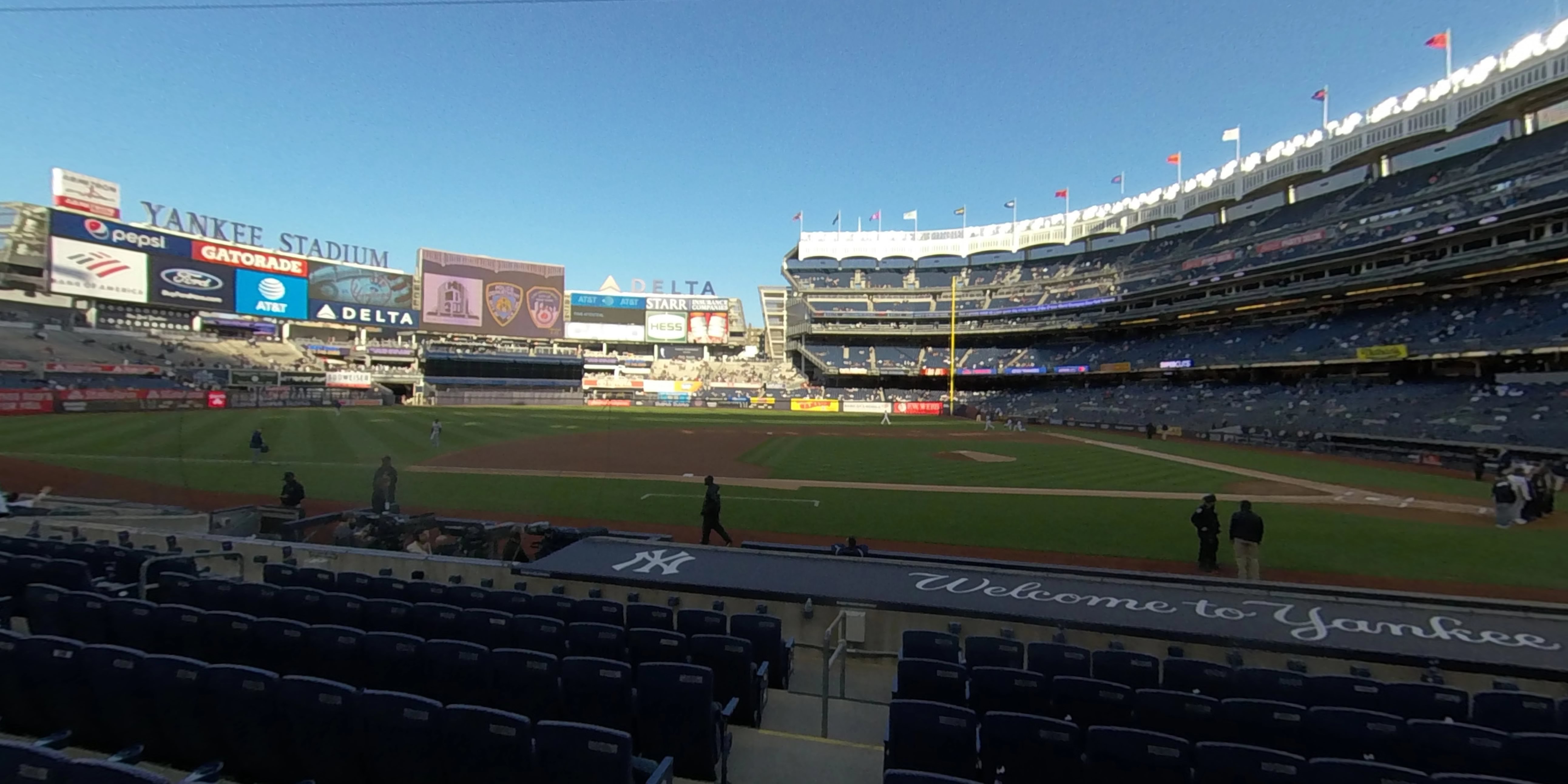 section 24a panoramic seat view  for baseball - yankee stadium