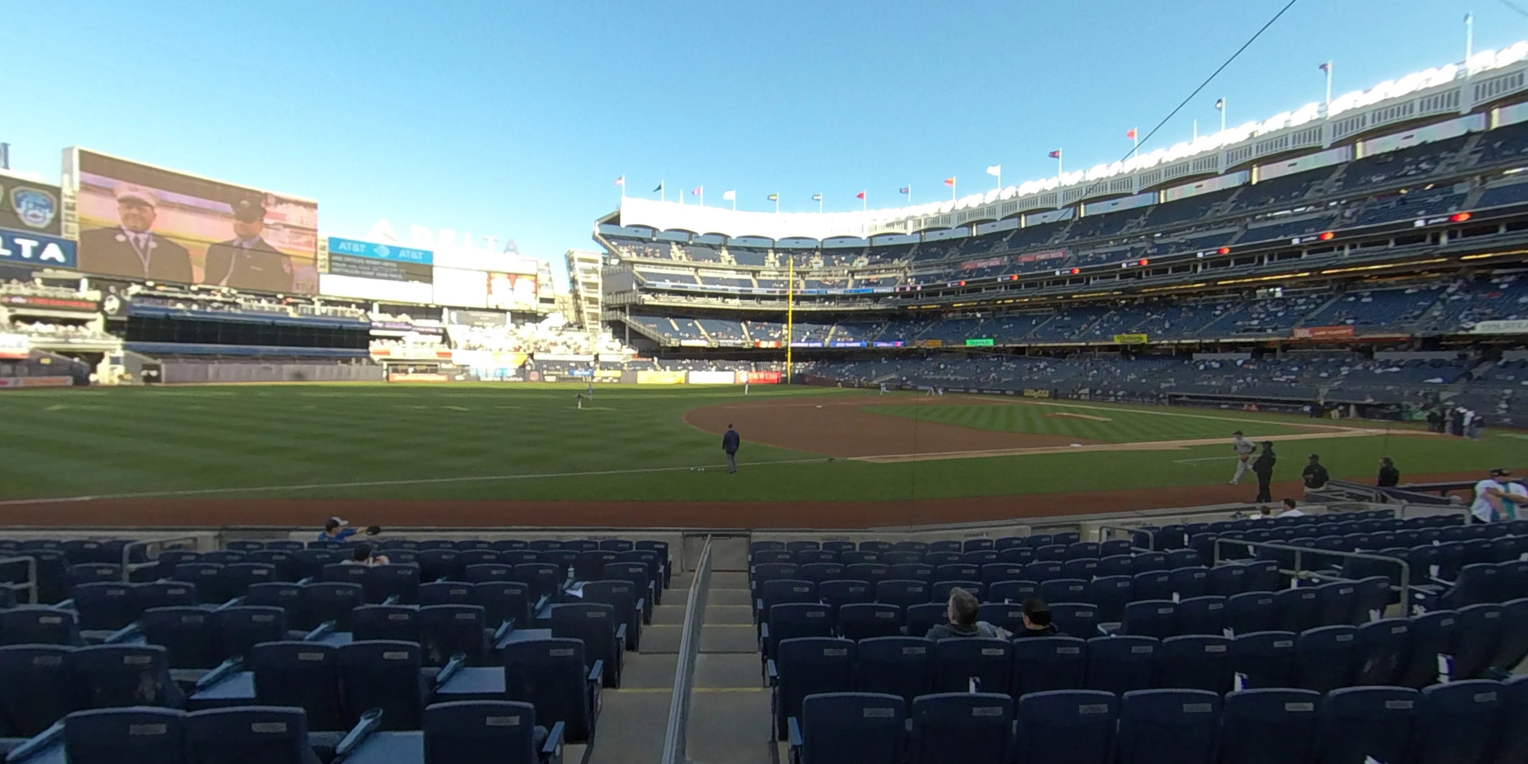 section 27a panoramic seat view  for baseball - yankee stadium