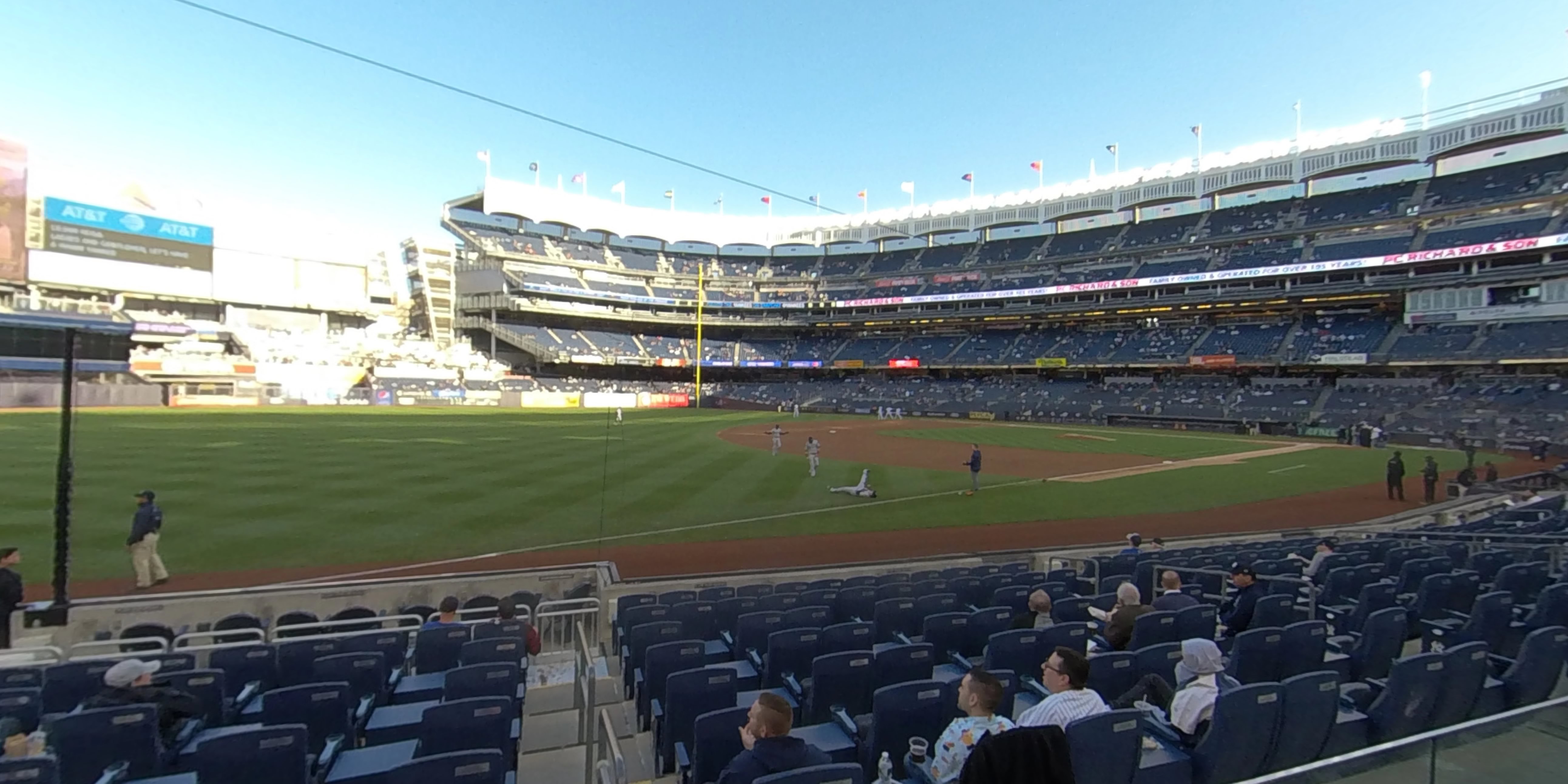 section 28 panoramic seat view  for baseball - yankee stadium