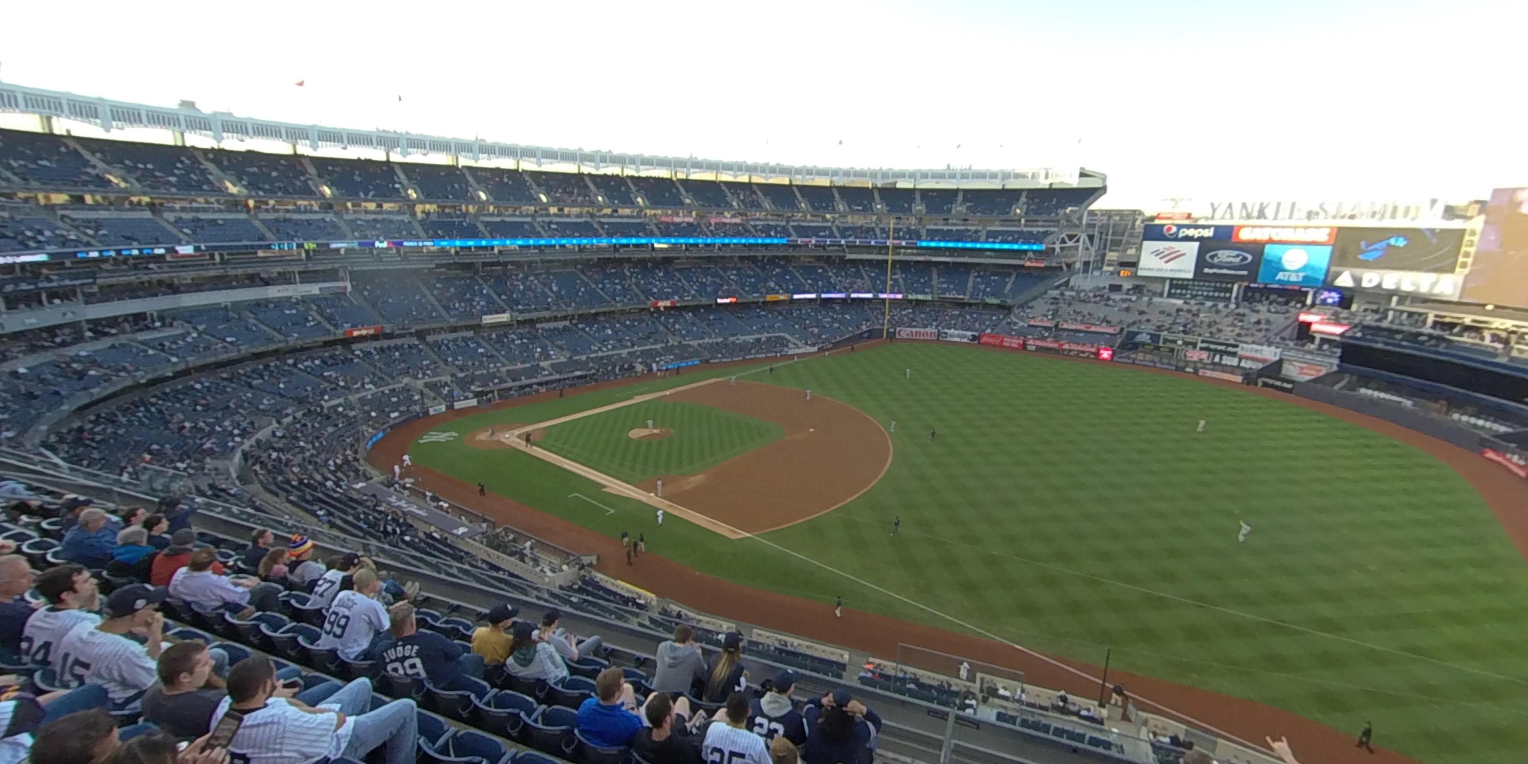 section 311 panoramic seat view  for baseball - yankee stadium
