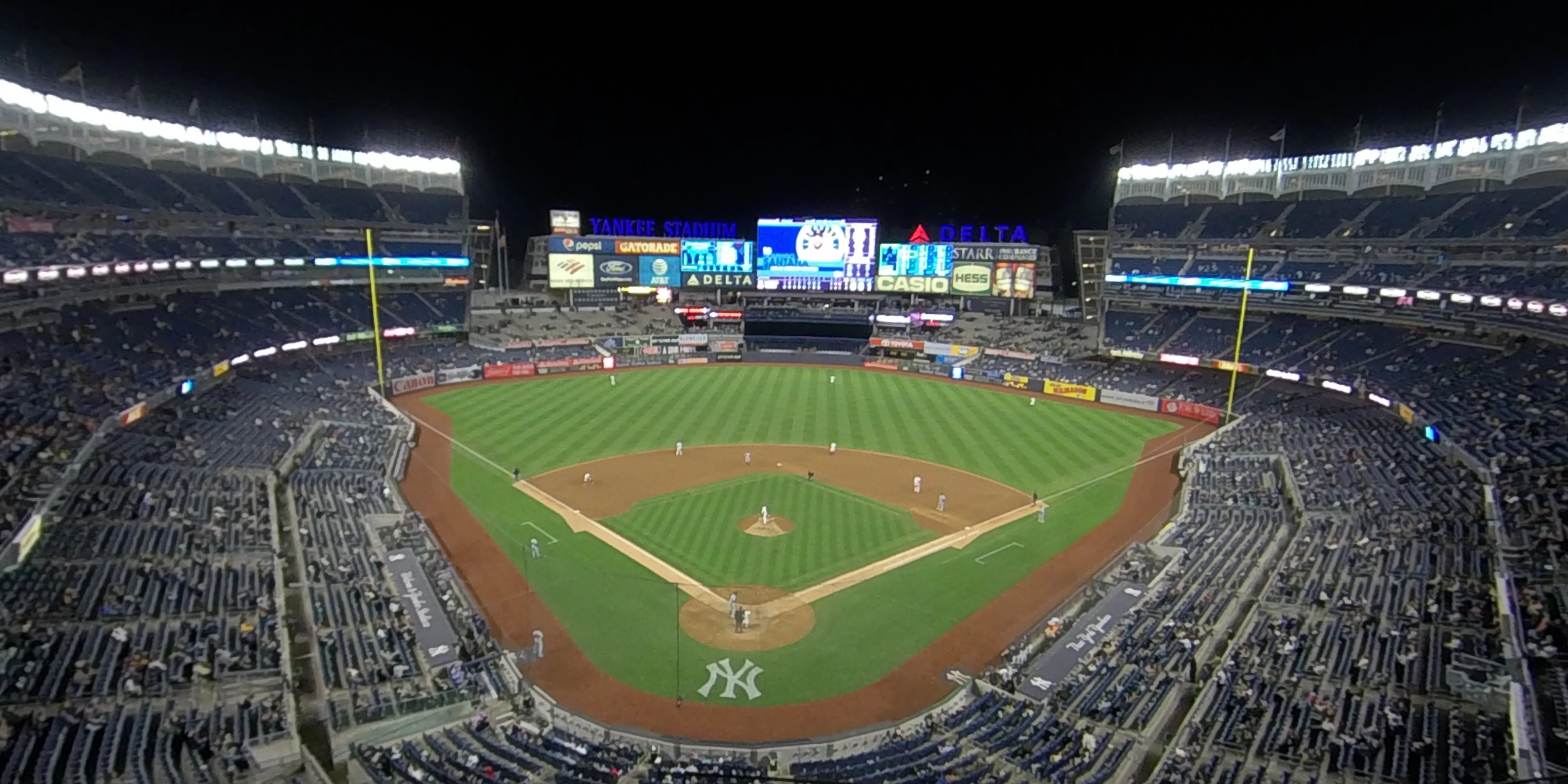 section 320a panoramic seat view  for baseball - yankee stadium