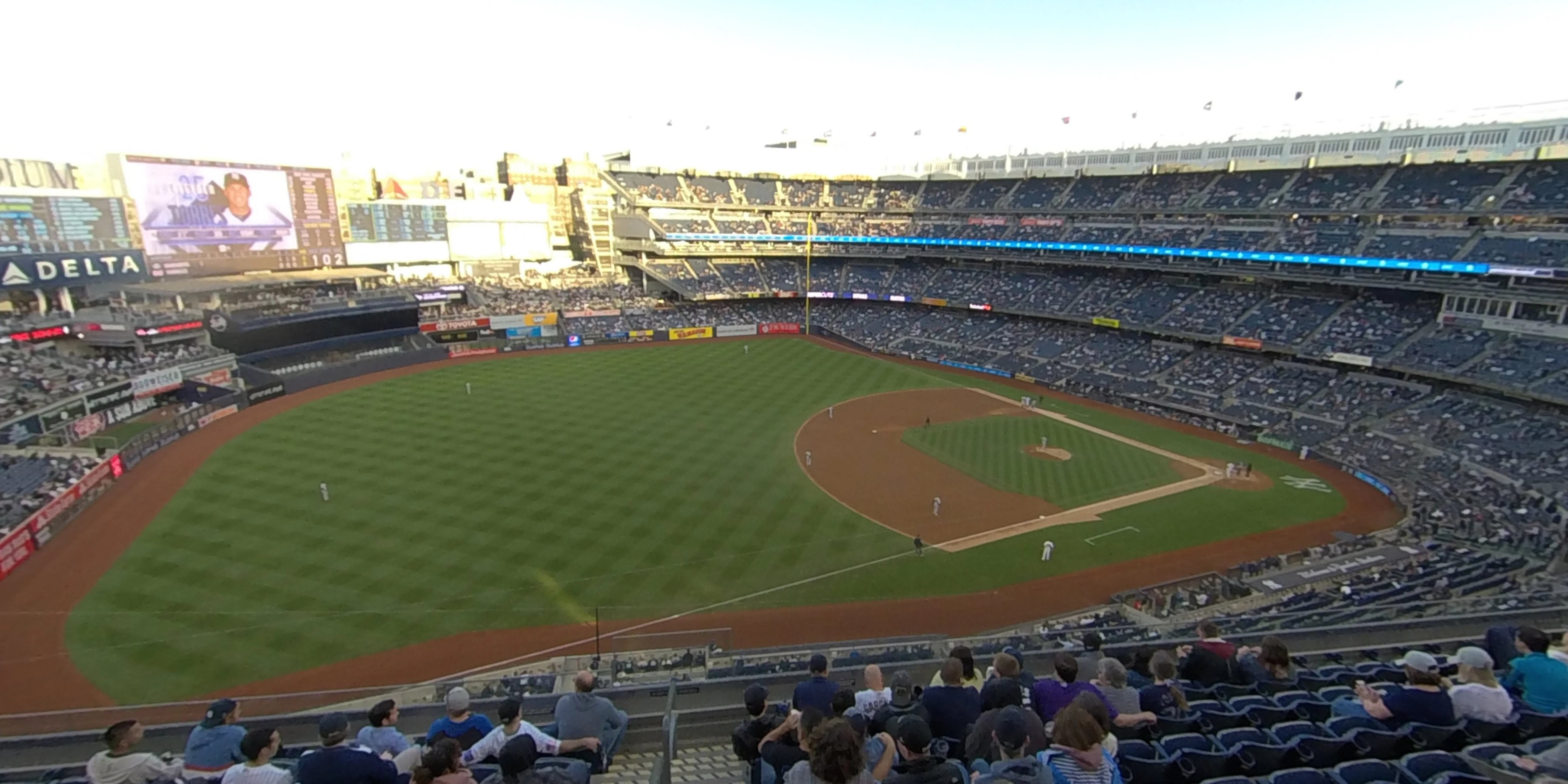 section 328 panoramic seat view  for baseball - yankee stadium