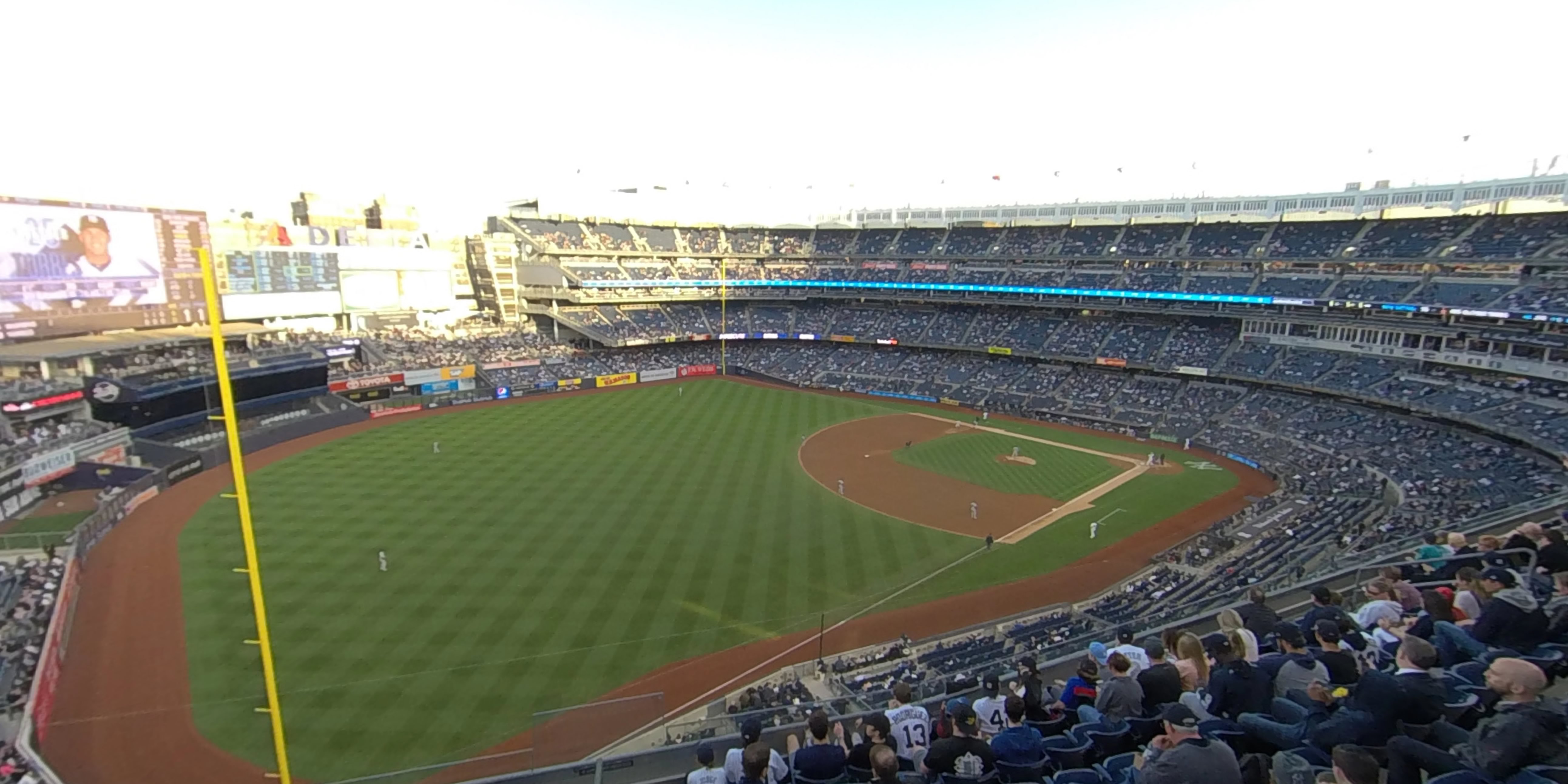 section 330 panoramic seat view  for baseball - yankee stadium