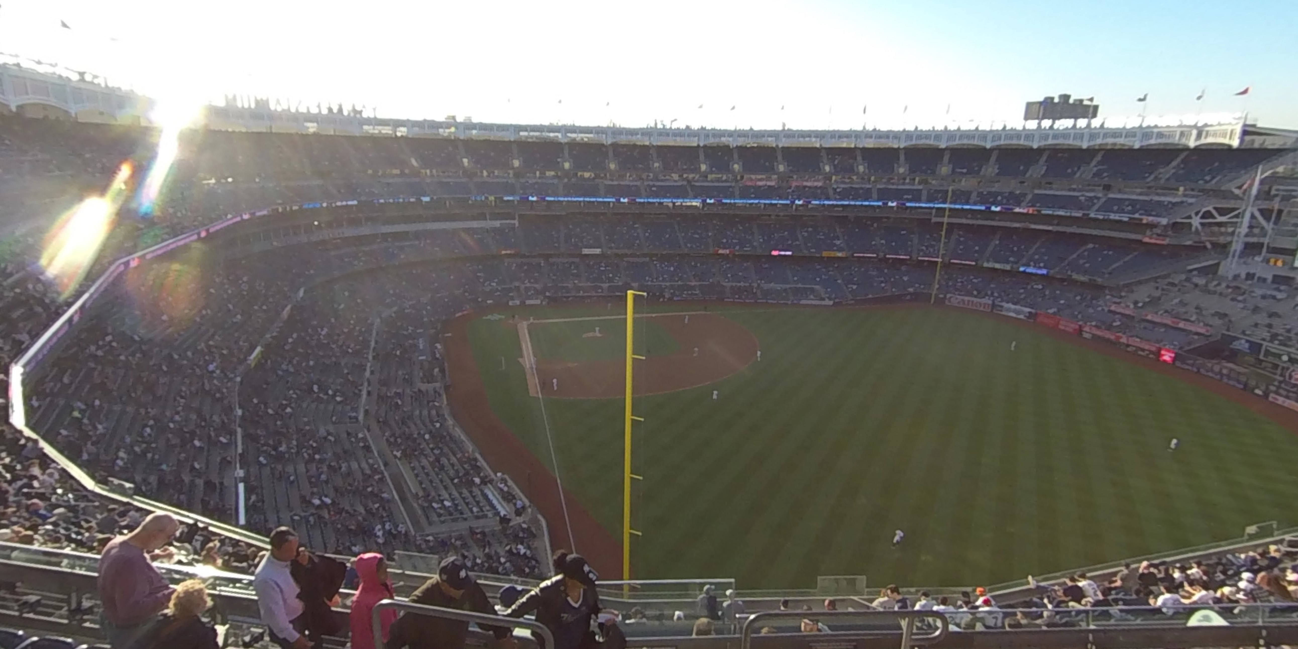 section 407a panoramic seat view  for baseball - yankee stadium