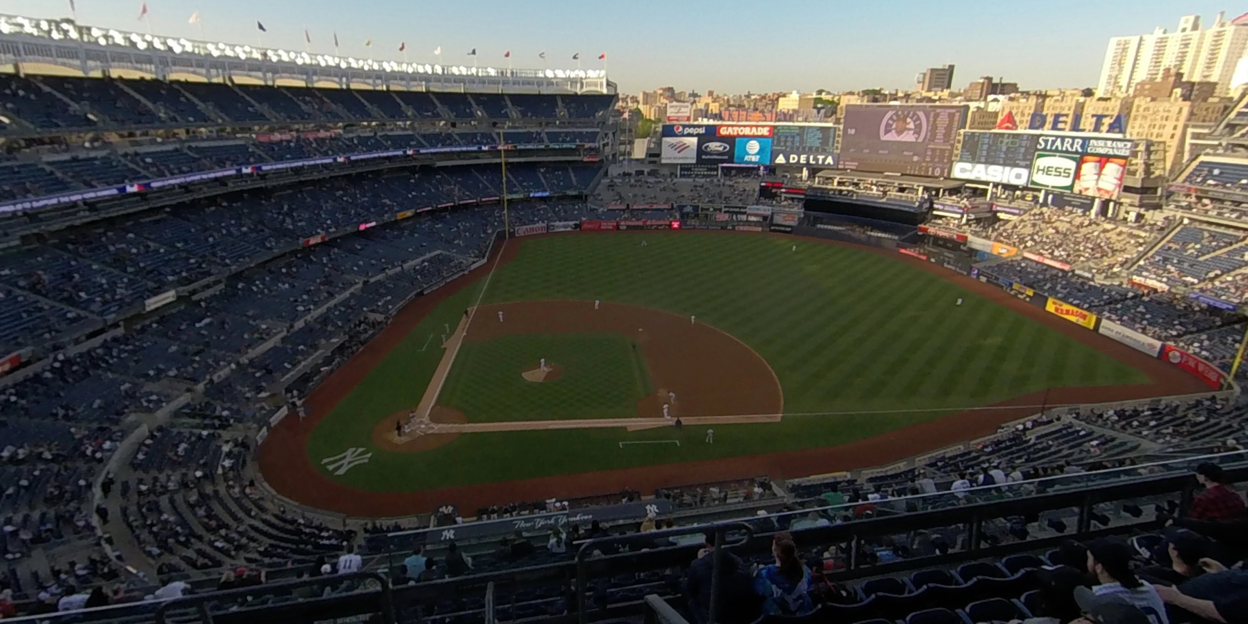 section 416 panoramic seat view  for baseball - yankee stadium