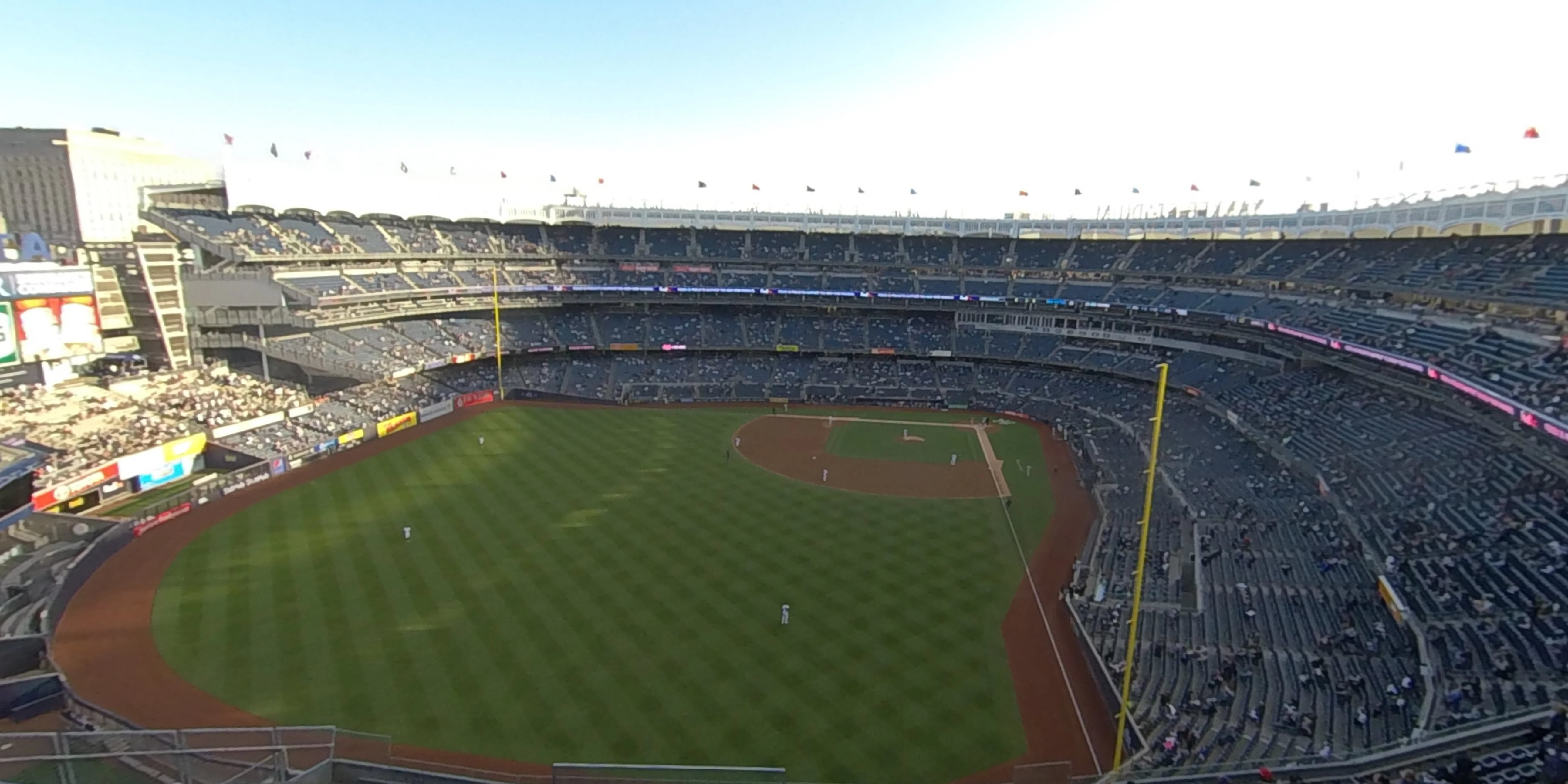 section 434a panoramic seat view  for baseball - yankee stadium