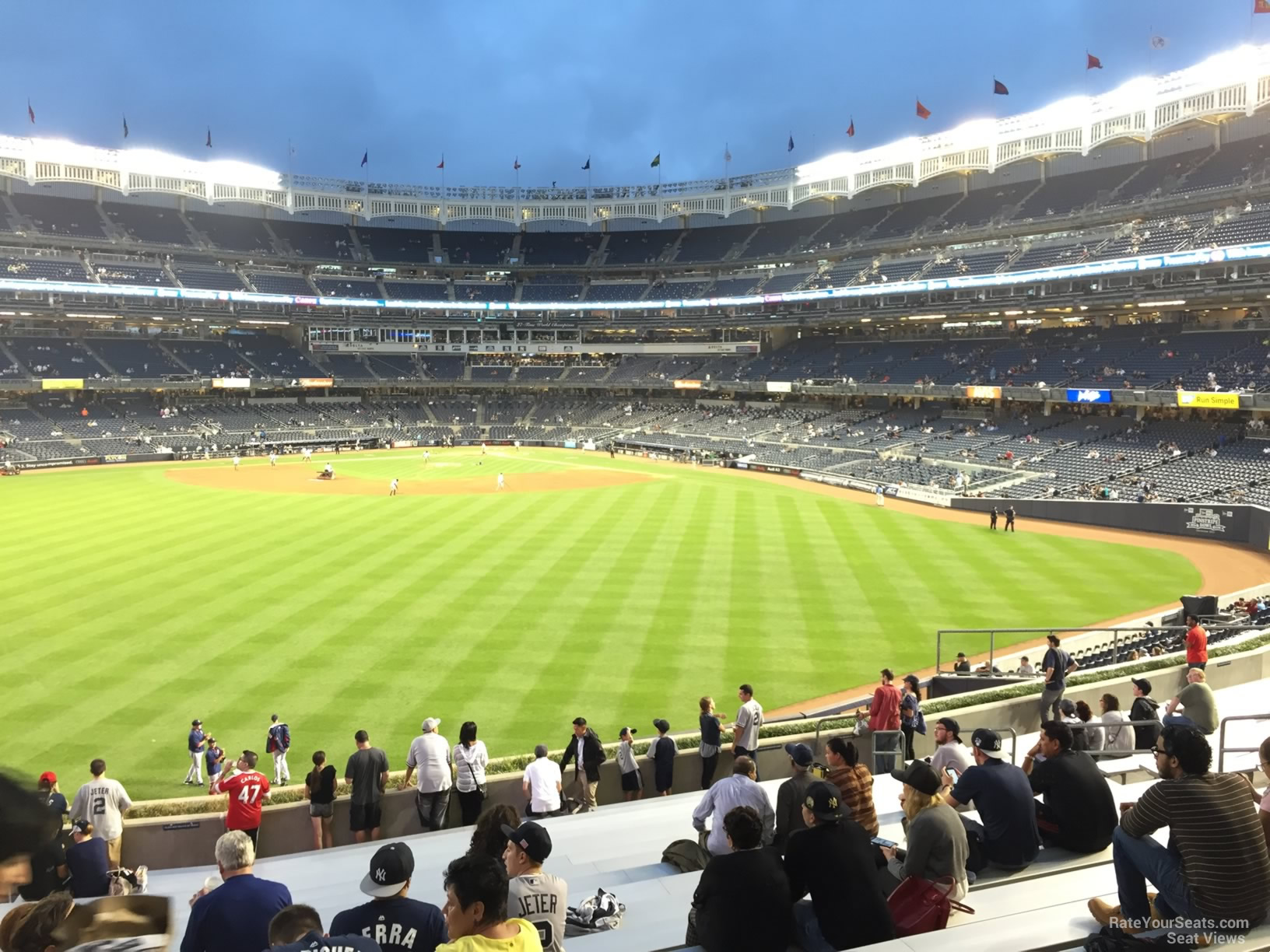 section 238, row 20 seat view  for baseball - yankee stadium