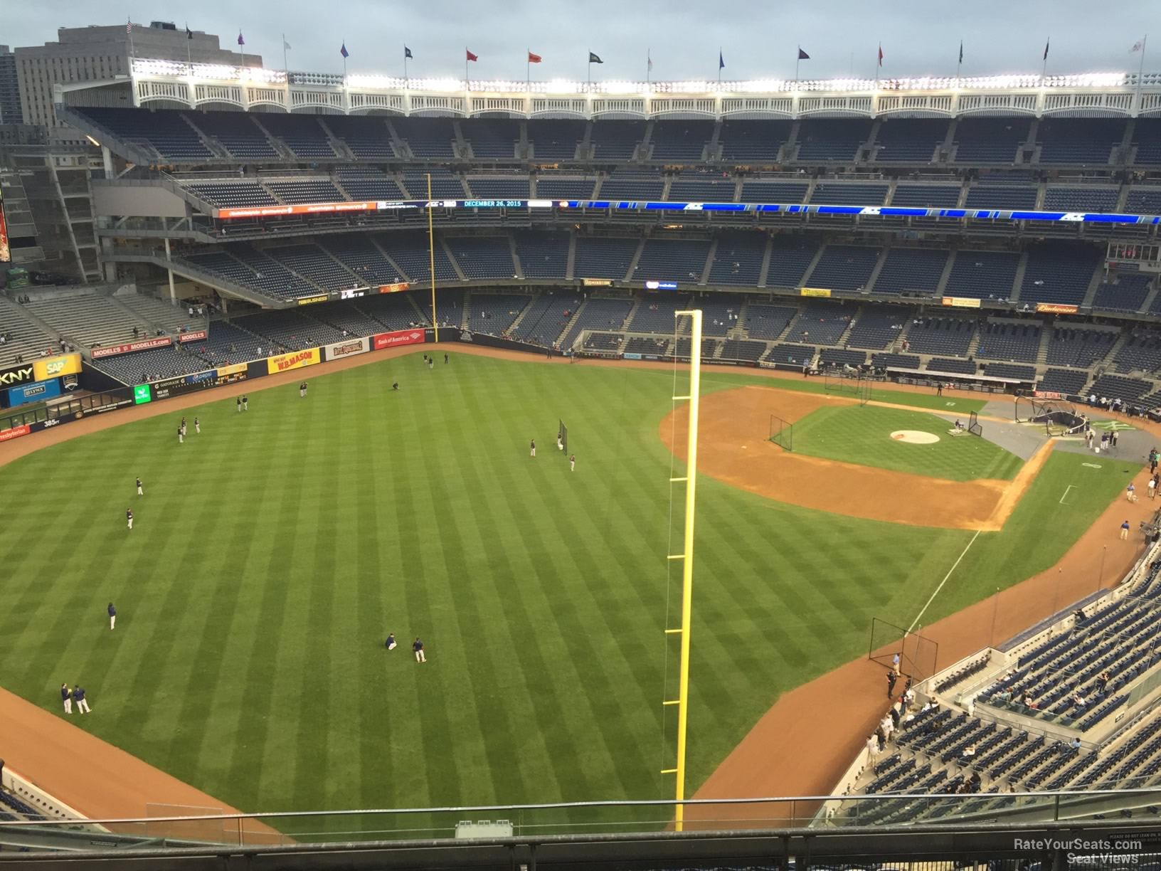 section 432a, row 6 seat view  for baseball - yankee stadium