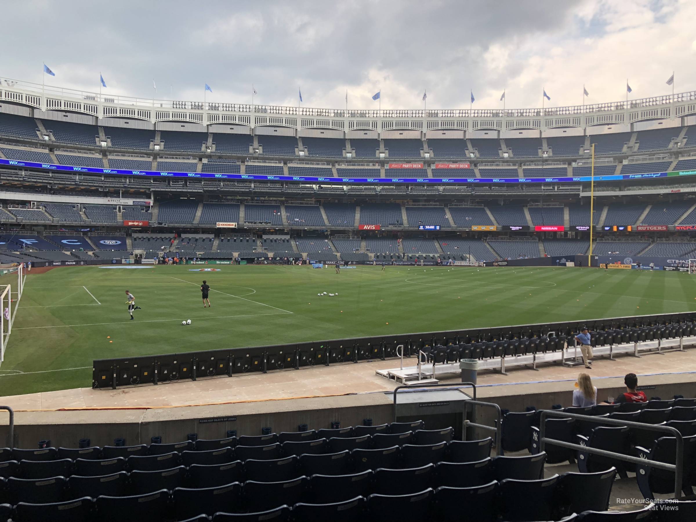 section 106, row 10 seat view  for soccer - yankee stadium
