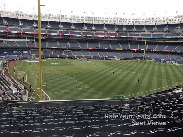 section 207, row 15 seat view  for soccer - yankee stadium