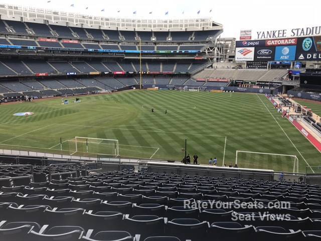 section 211, row 15 seat view  for soccer - yankee stadium