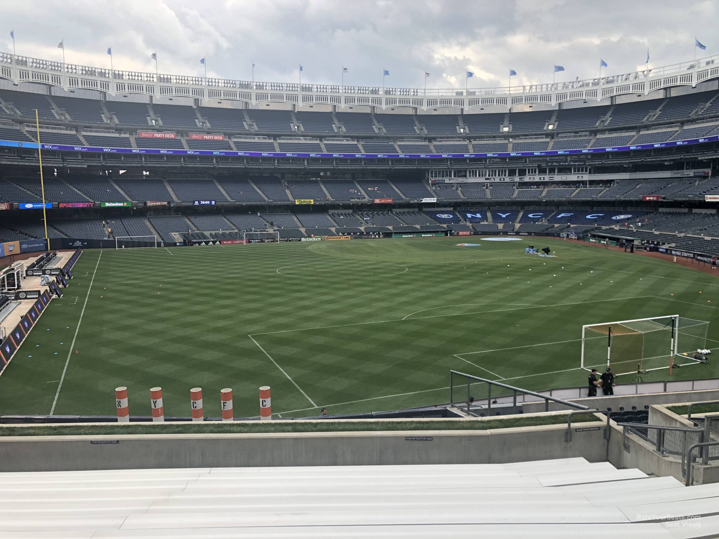 section 237, row 15 seat view  for soccer - yankee stadium