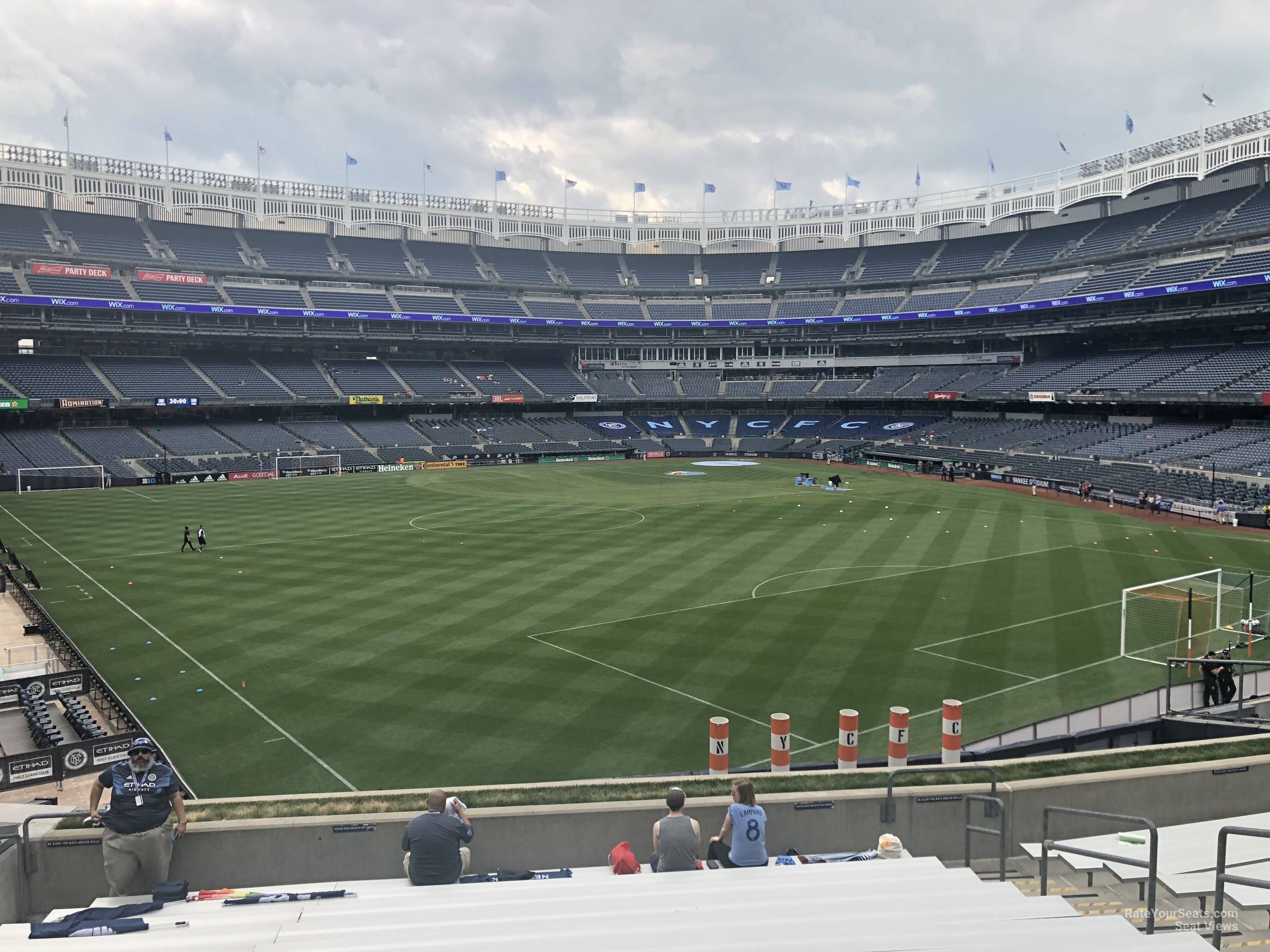 section 238, row 15 seat view  for soccer - yankee stadium