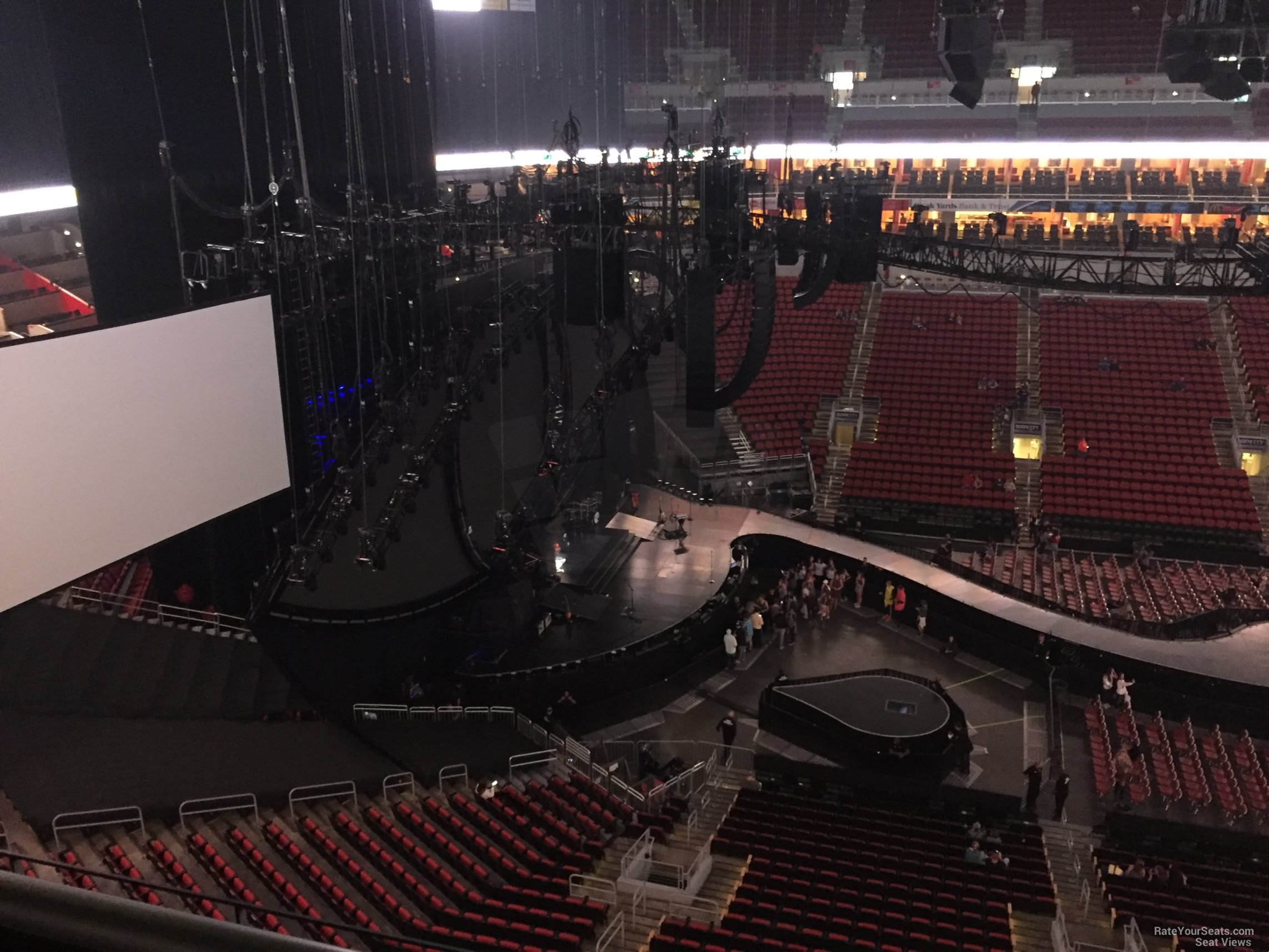 KFC Yum! Center Section 324 Concert Seating