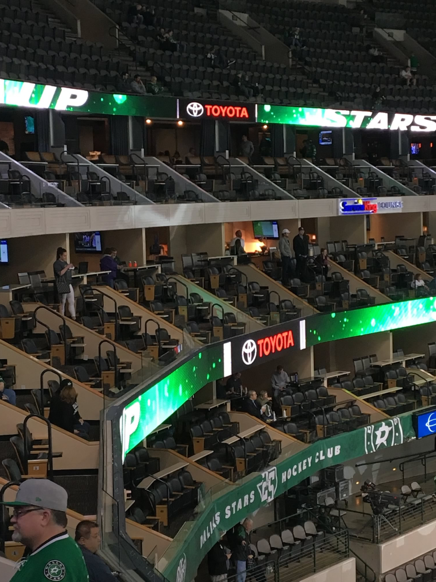 American Airlines Center, section 314, home of Dallas Stars