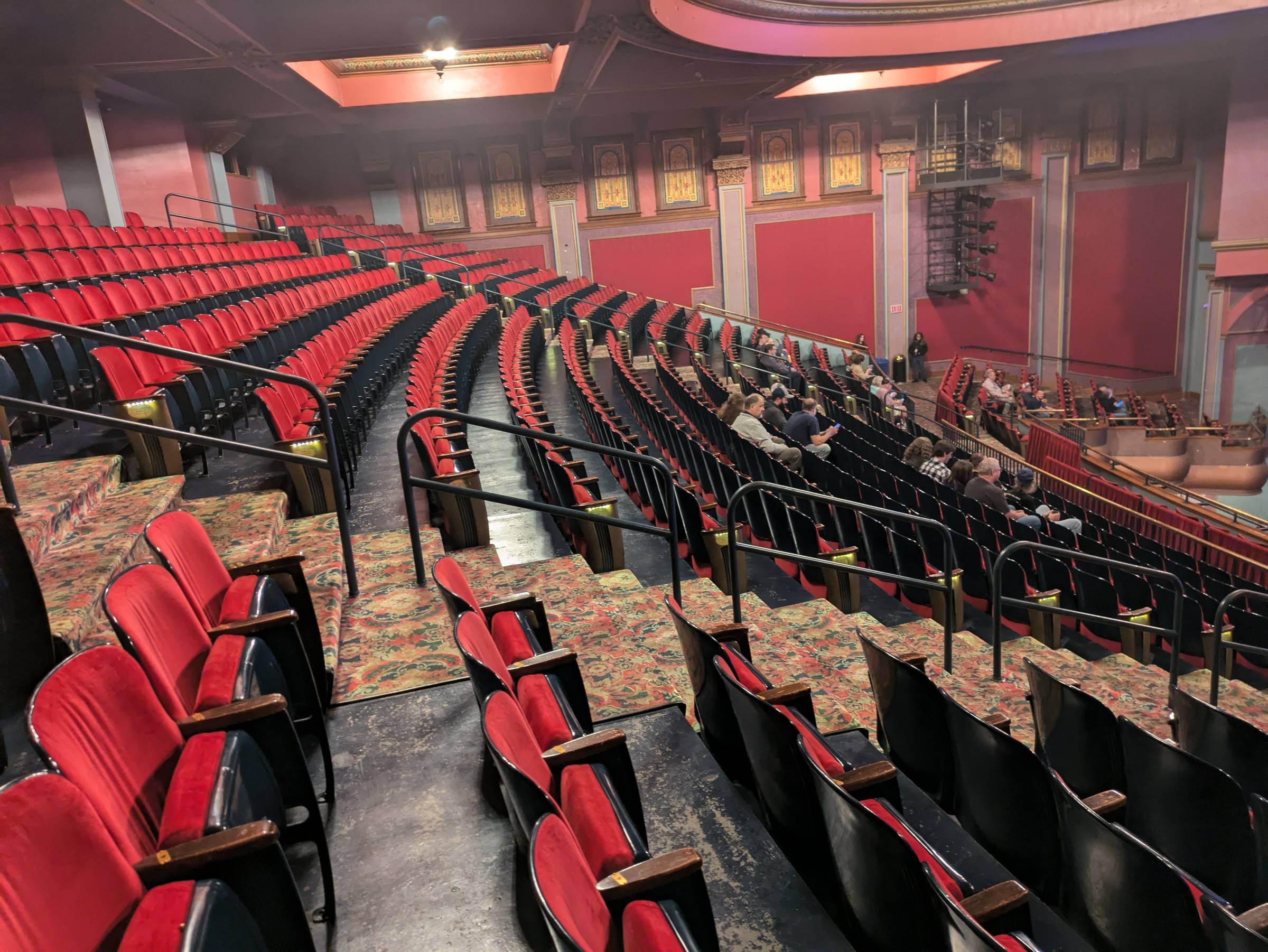 balcony level at murat theatre