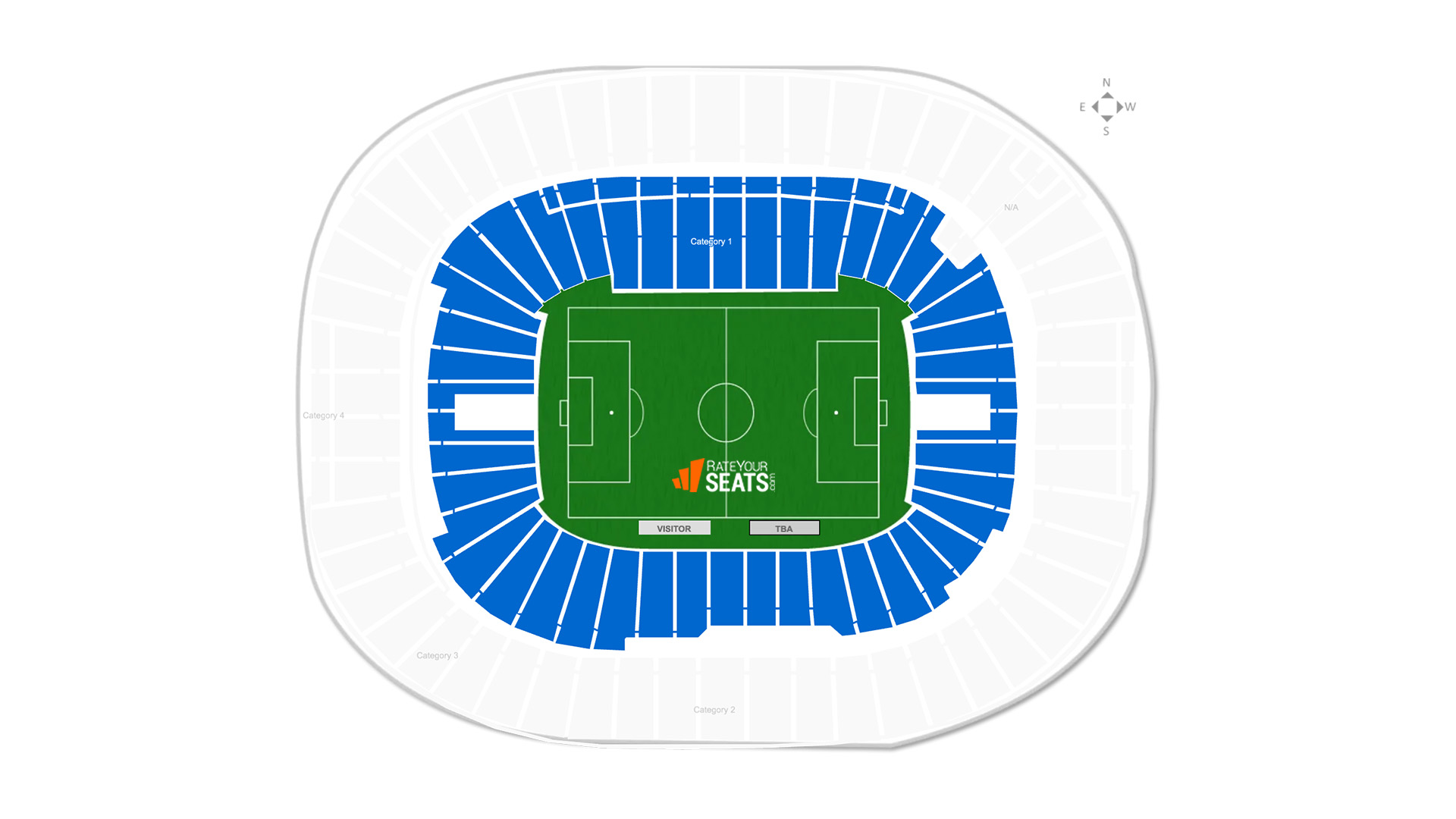 BC Place Stadium Category 1 Seating