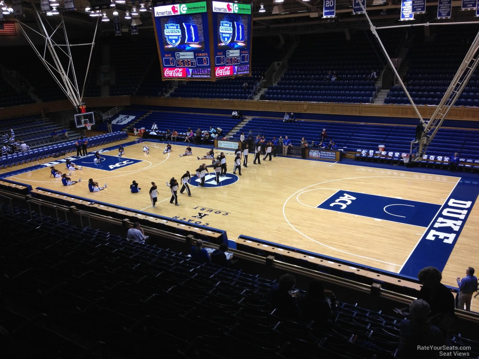 Cameron Indoor Stadium Interactive Seating Chart: A Visual Reference of ...