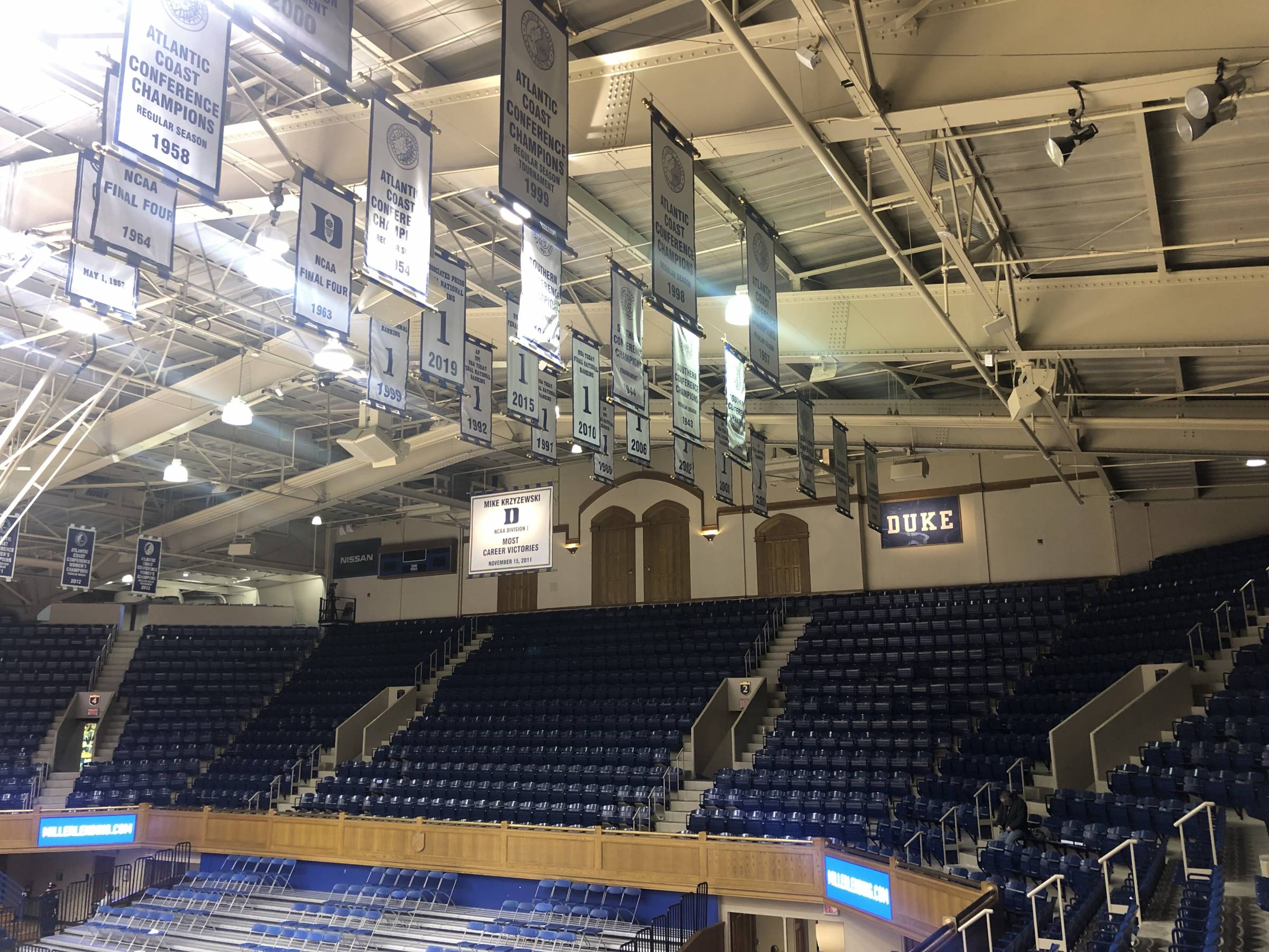 Cameron Indoor Arena Seating for Duke Basketball - RateYourSeats.com