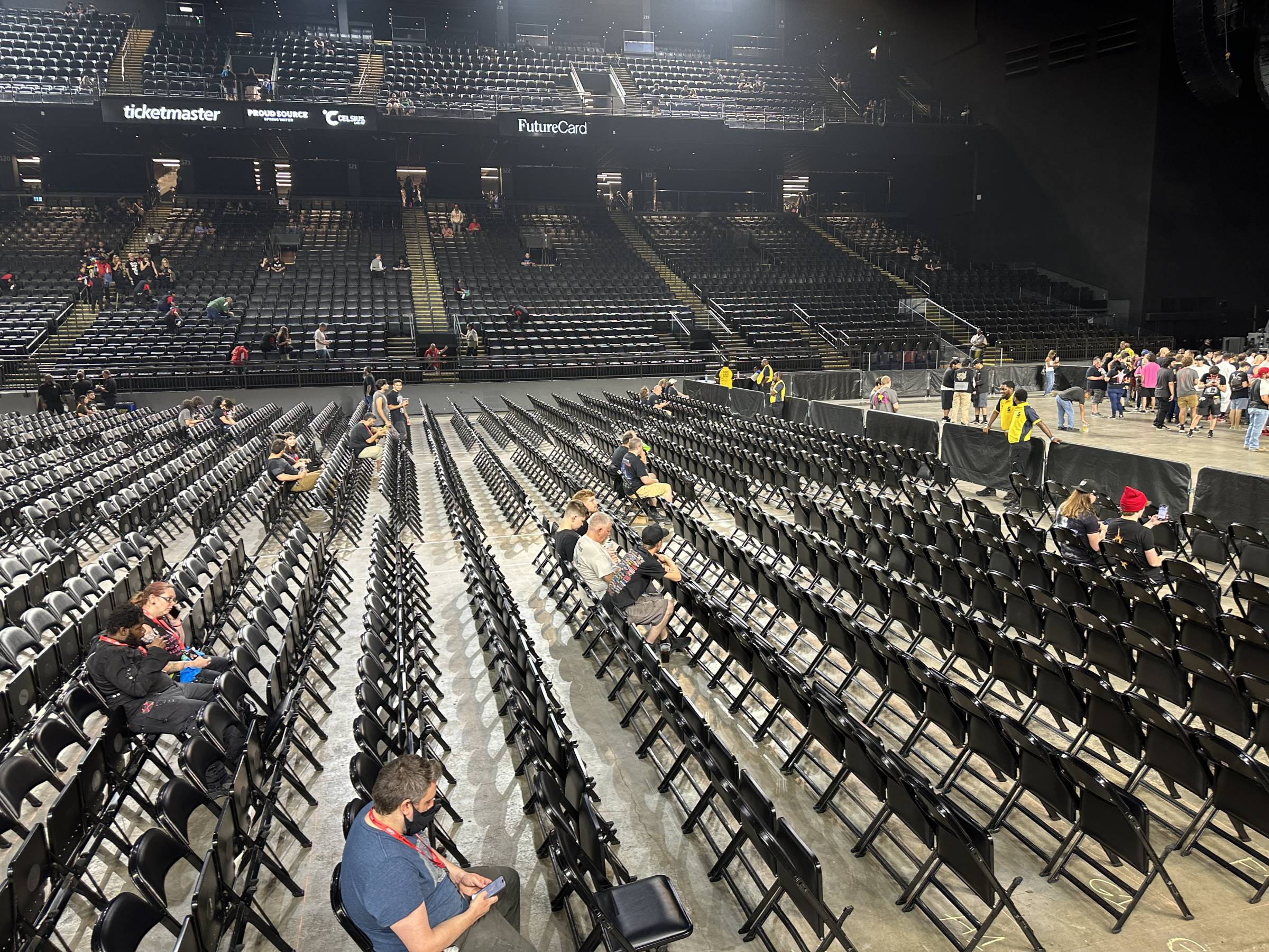 Floor Seating at CFG Bank Arena 