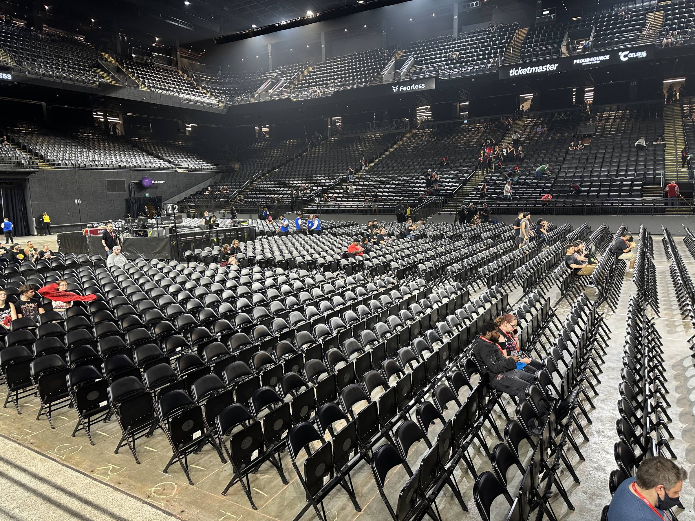 Floor Seats at CFG Bank Arena