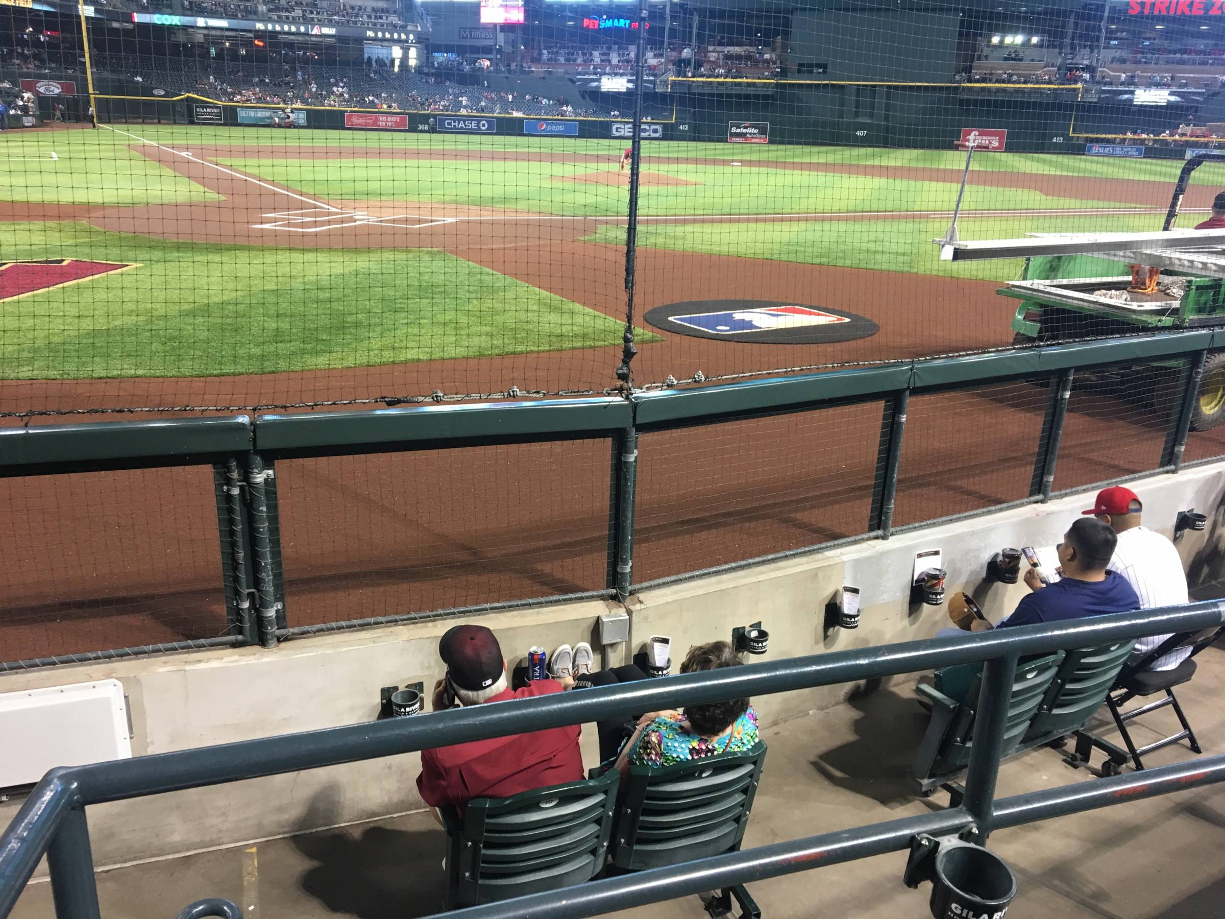 Section B at Chase Field - Arizona Diamondbacks - RateYourSeats.com