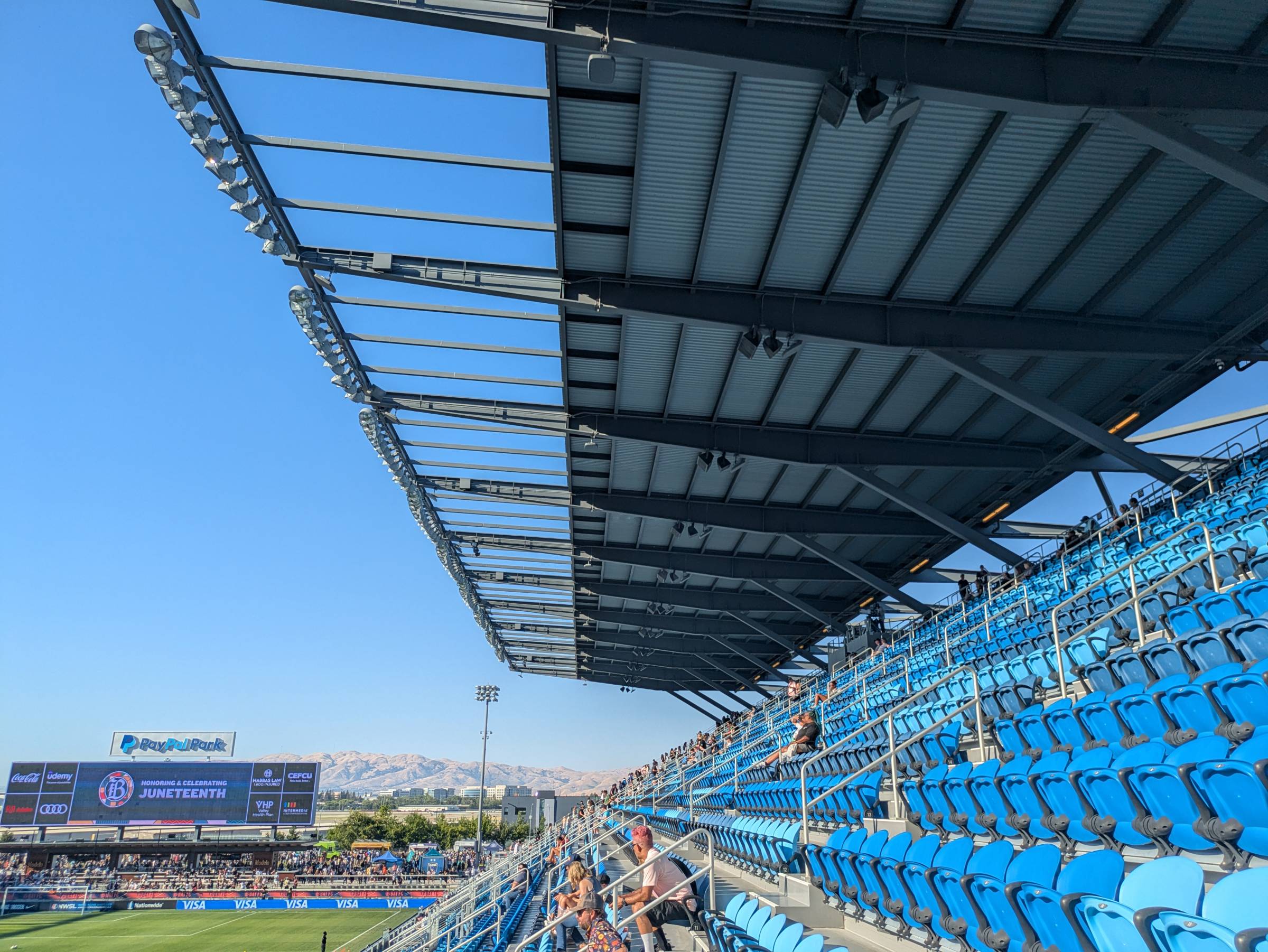 covered seats paypal park