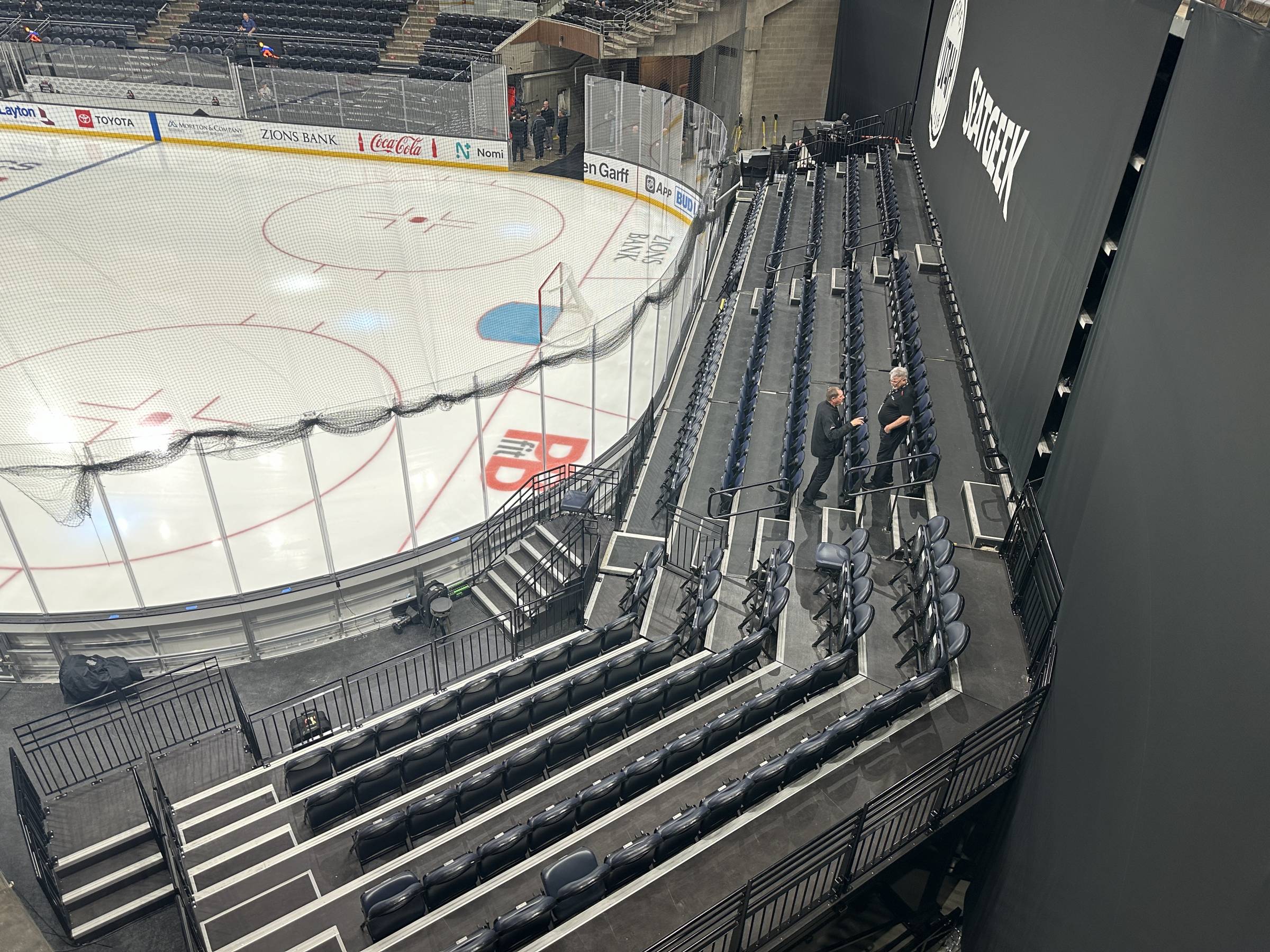 Delta Center Seats Behind the Net