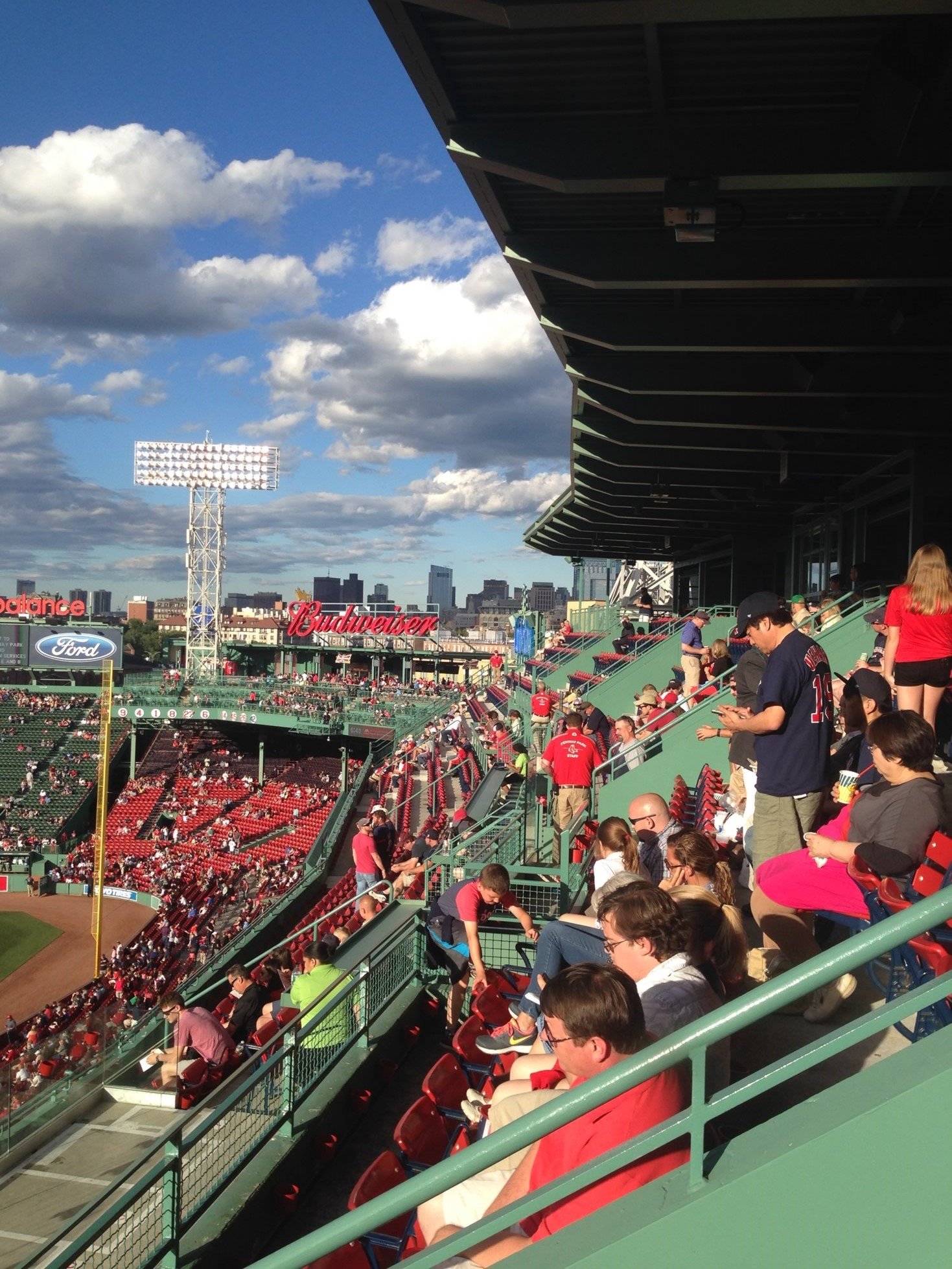 What is the best seating location for a concert in Fenway Park
