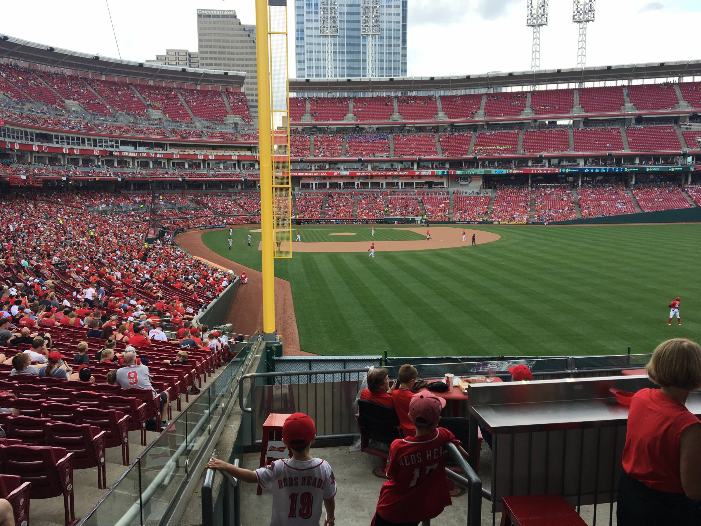Ballpark Quirks: The Gap highlights the Reds' Great American Ballpark in  Cincinnati - Sports Illustrated
