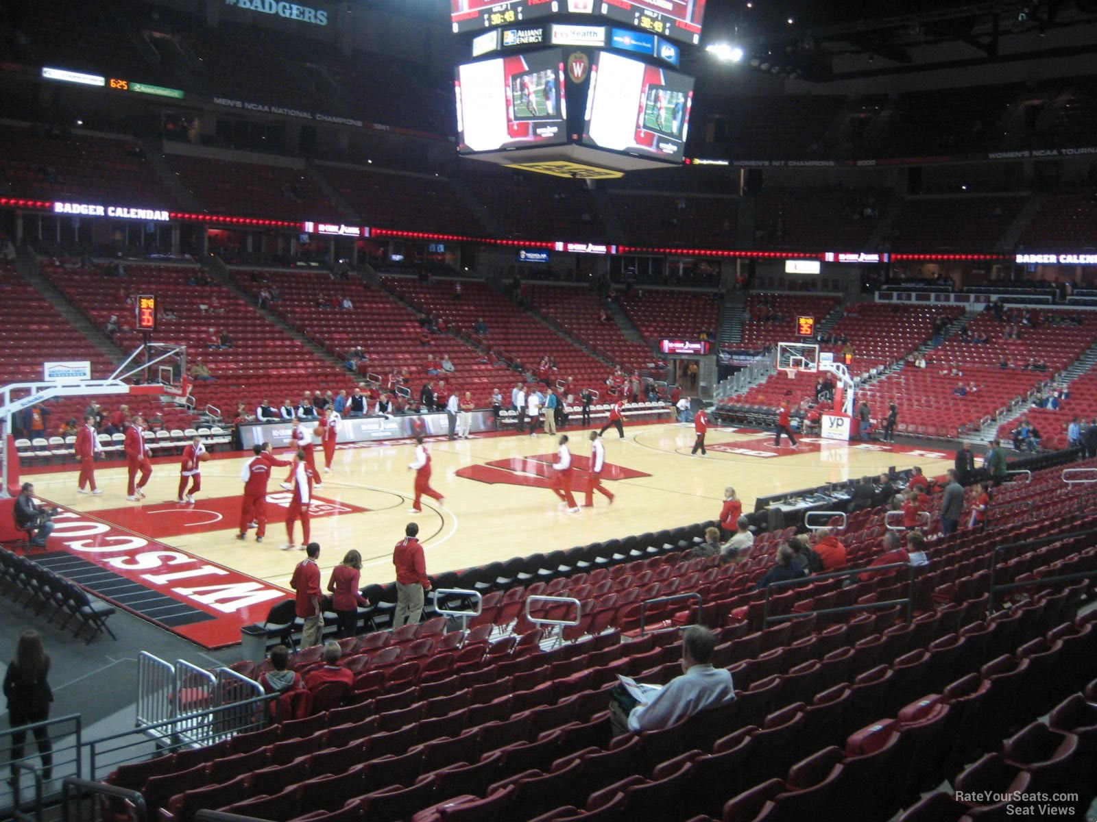 Kohl Center Hockey Seating Chart With Rows