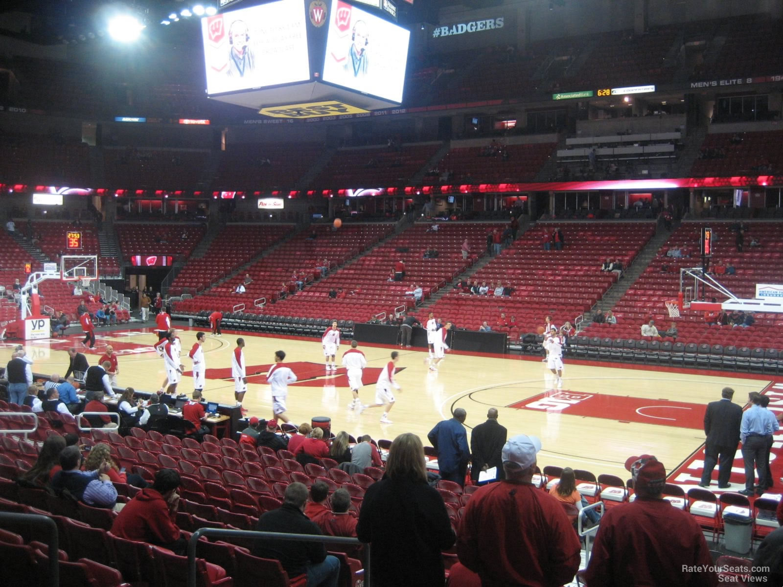 section 120 seat view  - kohl center